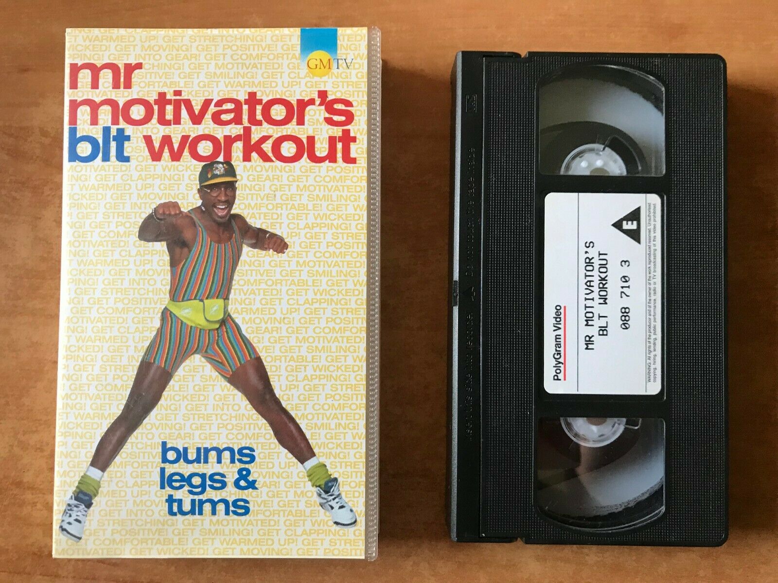 Mr. Motivator: BLT Workout [Bums, Legs & Tums] Fitness - Exercises - Pal VHS-