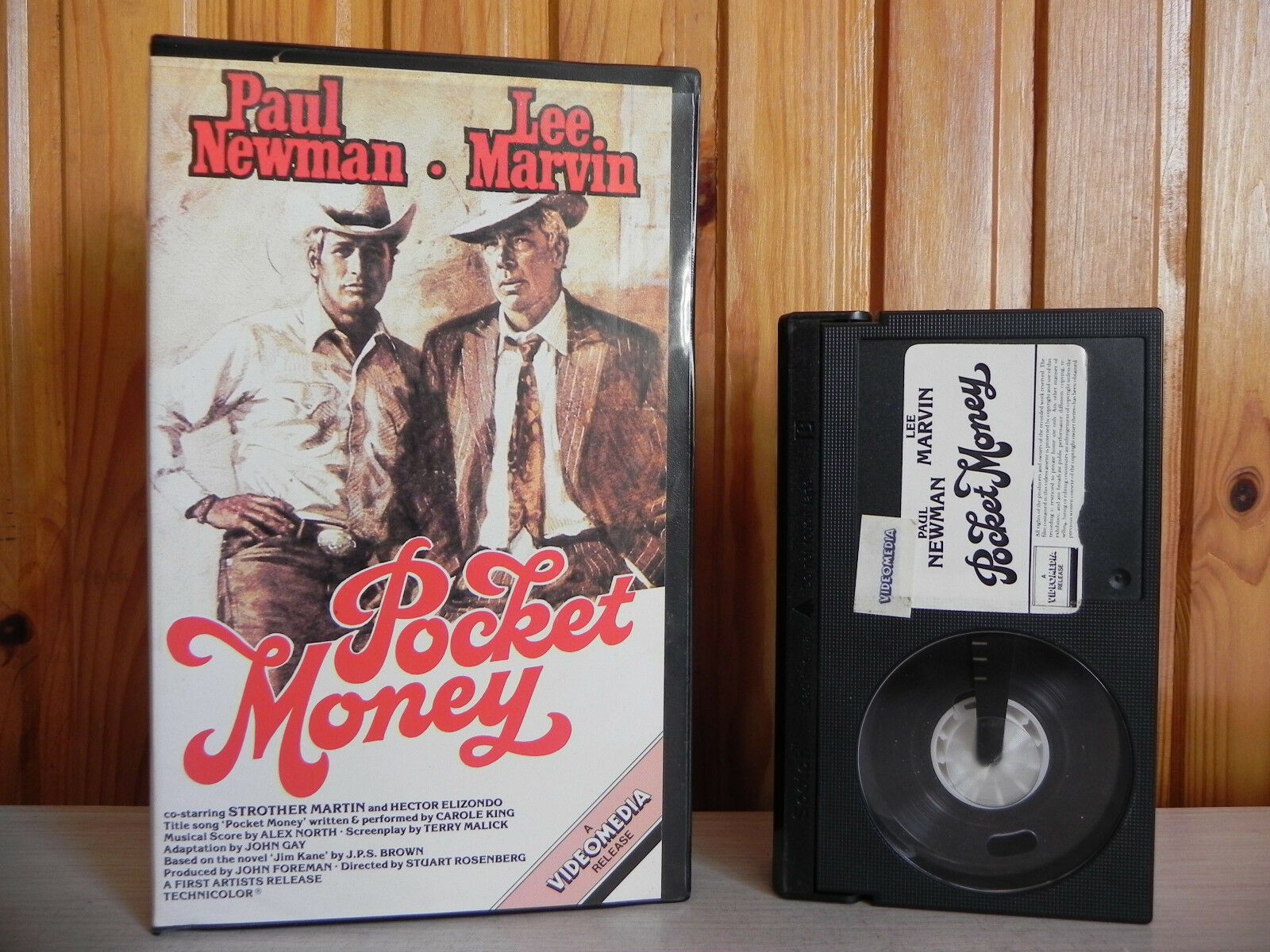 Pocket Money (Video Media): Western - Large Box - Paul Newman - Pre Cert Betamax (211)-