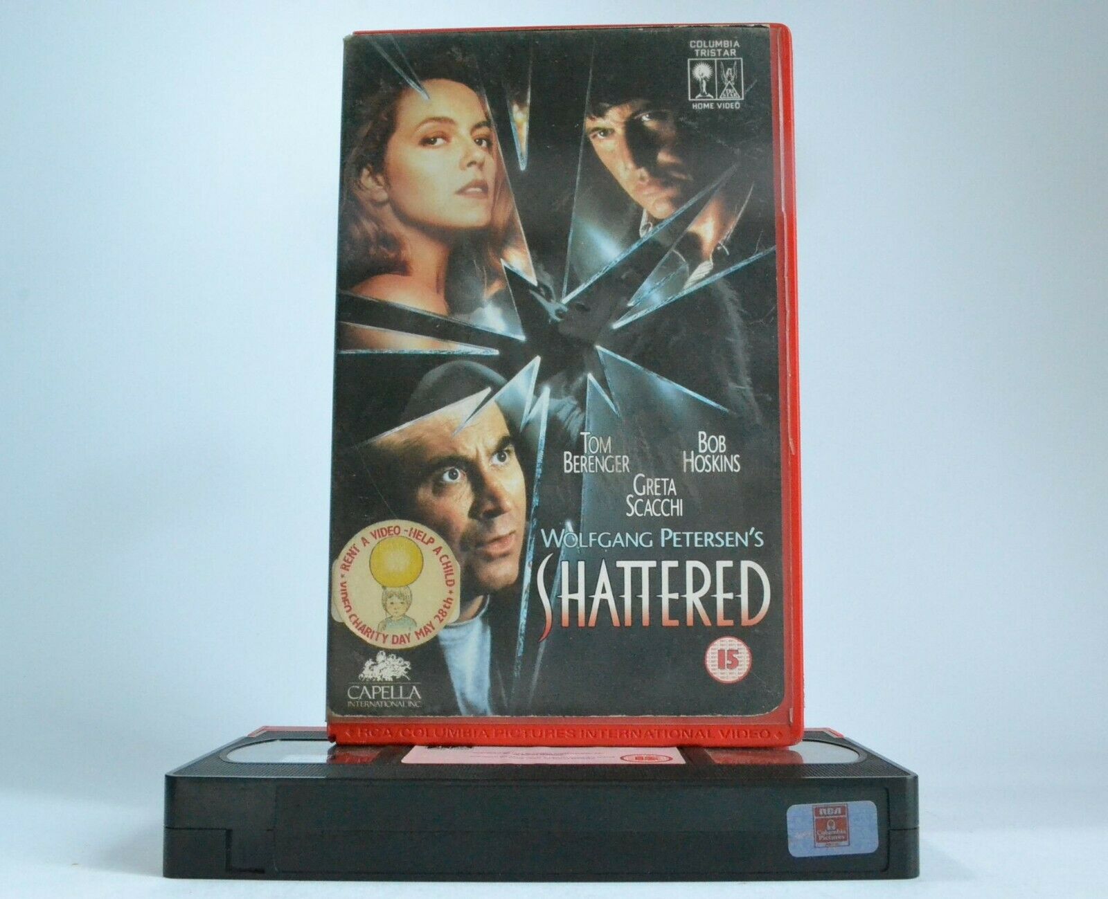 Shattered (1991); Wolfgang Petersen - Psychological Thriller - Bob Hoskins - VHS-