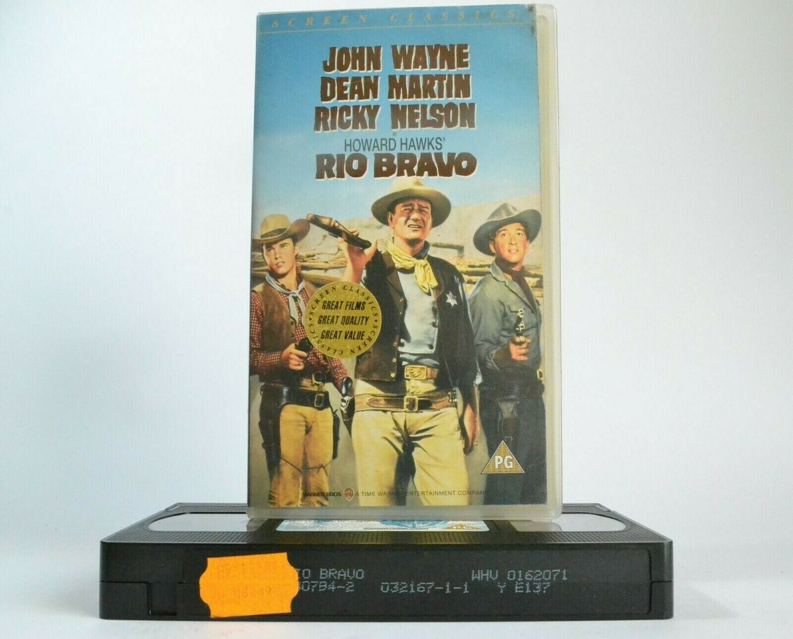 Rio Bravo (1959); [Howard Hawks] -<Screen Classics>- Western - John Wayne - VHS-