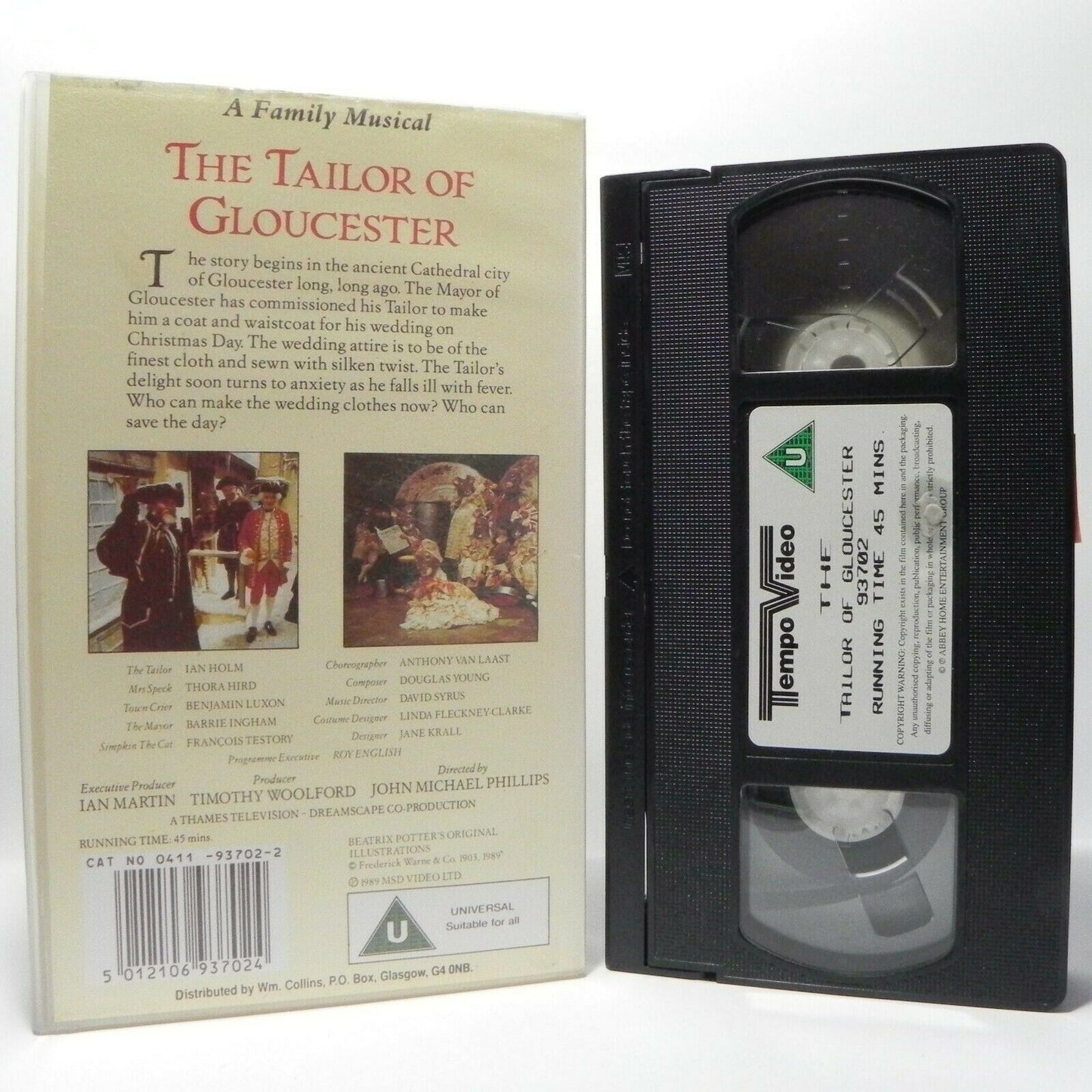 The Tailor Of Gloucester: A Family Musical - Classical - Children's - Pal VHS-