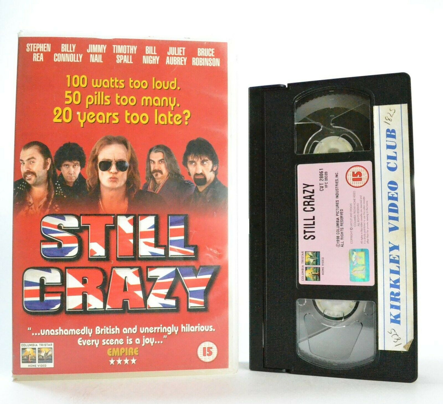 Still Crazy: Film By Brian Gibson - British Music Comedy - Large Box - Pal VHS-