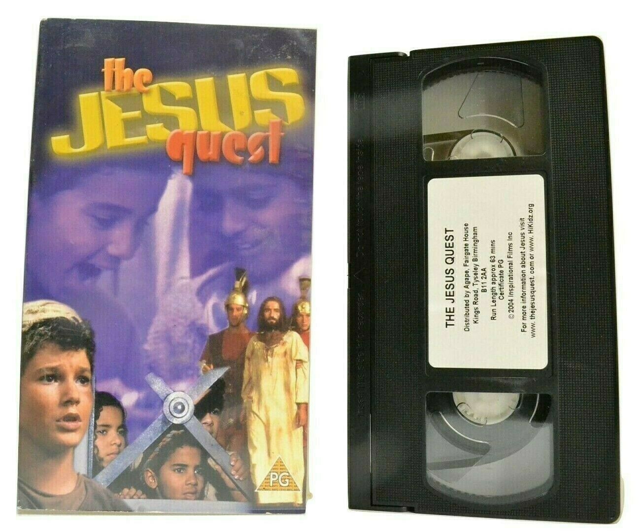 The Jesus Quest: Bibilical Adventure [Jerusalem / Romans / Christians] Pal VHS-