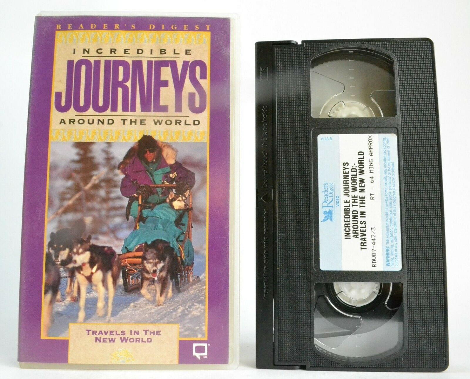 Incredible Journeys Around The Wold [Reader's Digest] Caribbean - Alaska - VHS-