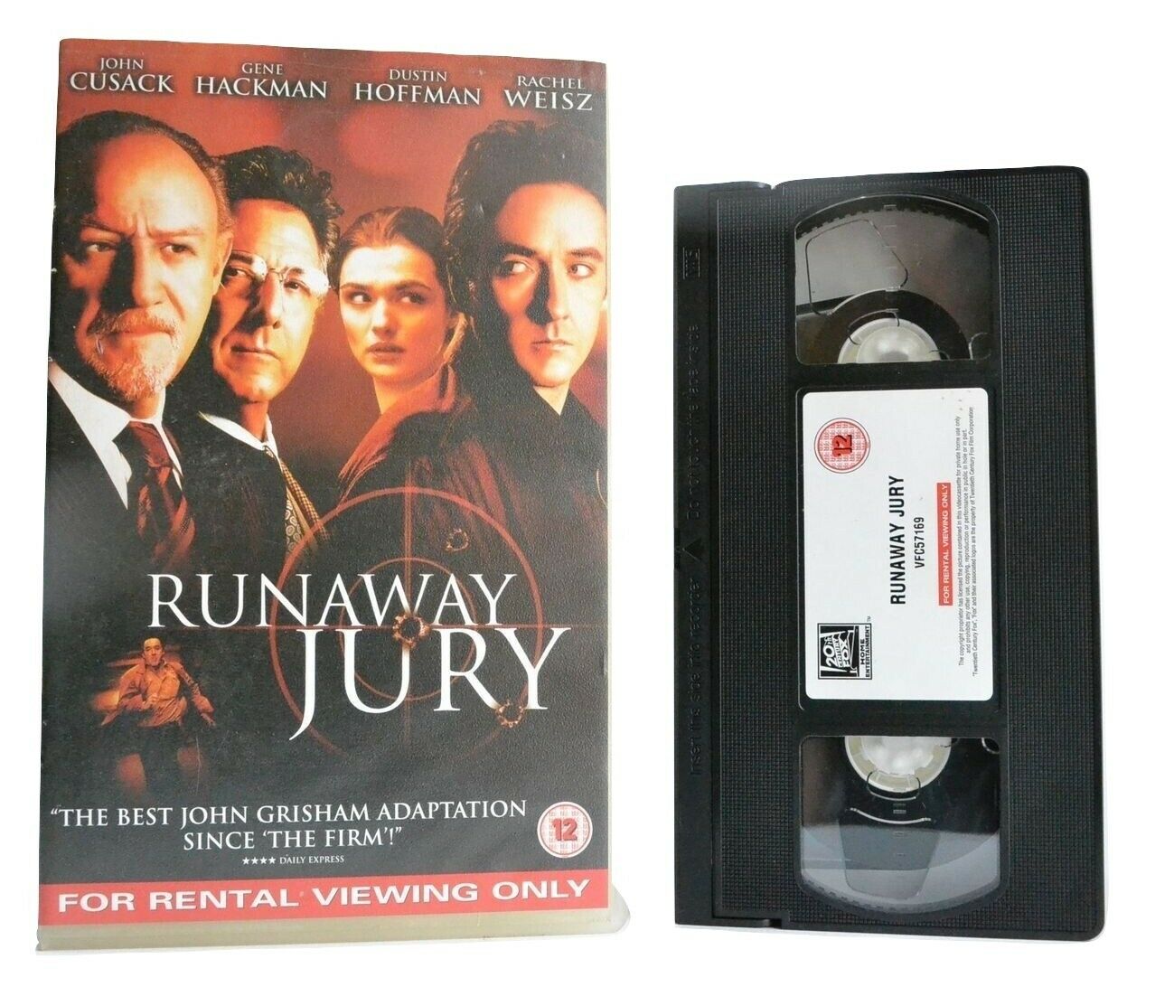 Runaway Jury (2004): Based On J.Grisham Novel - Court Thriller - G.Hackman - VHS-