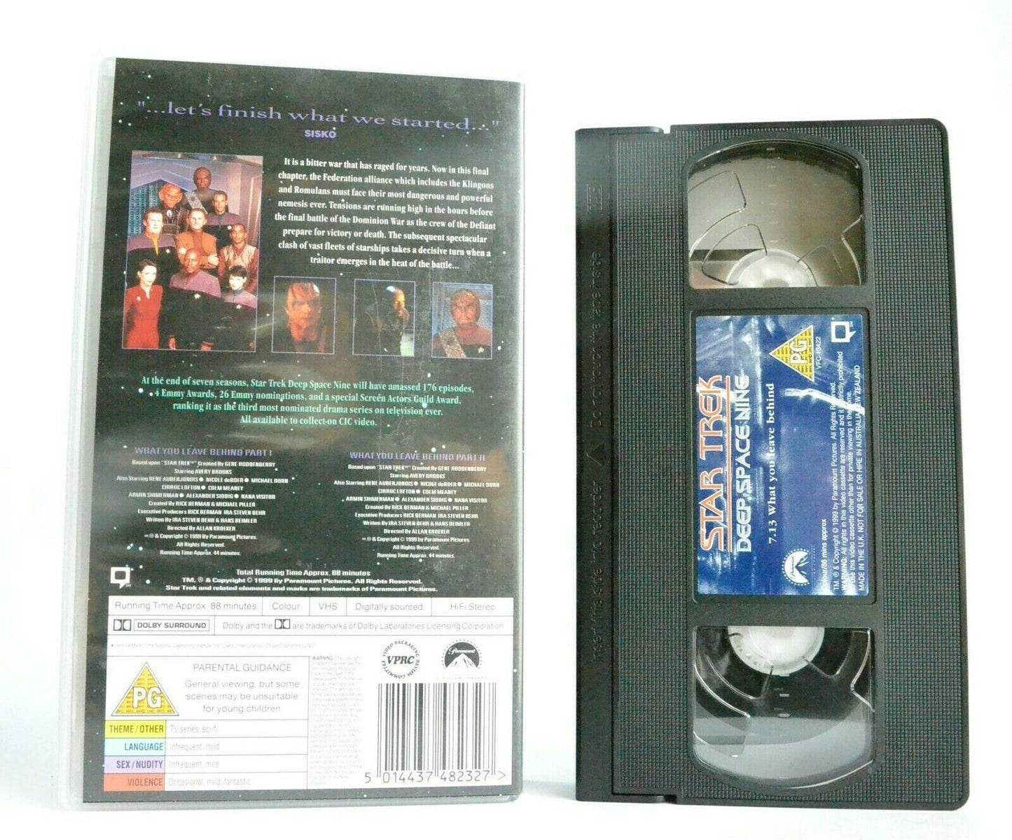 Star Trek Deep Space 9: What You Leave Behind (Final TV Movie) - Sci-Fi - VHS-