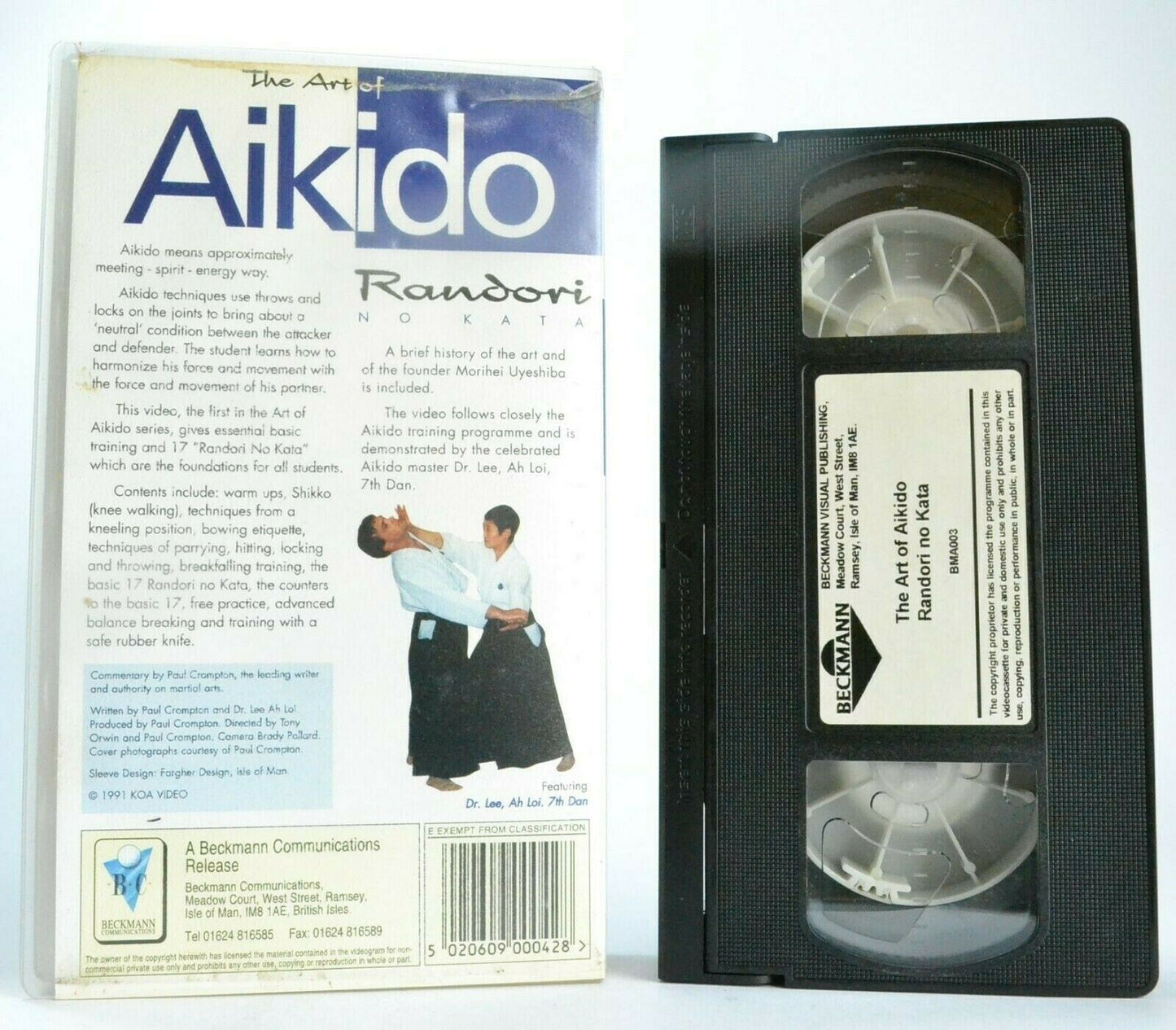 The Art Of Aikido (1991): By Dr.Lee, Ah Loi, 7th Dan - Rondori No Kata - Pal VHS-