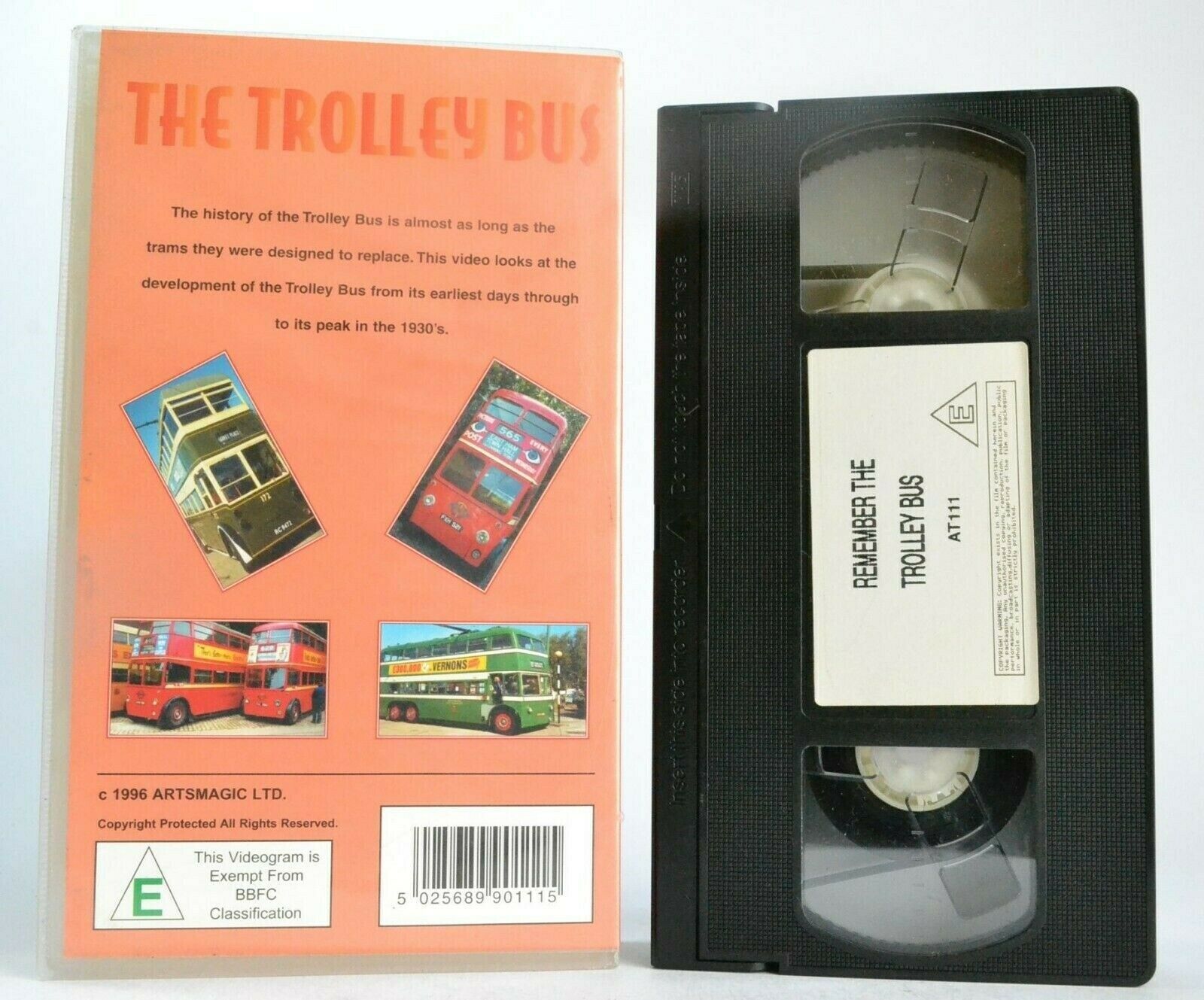 Remember The Trolley Bus - (1996) Documentary - History - Earliest Days - VHS-