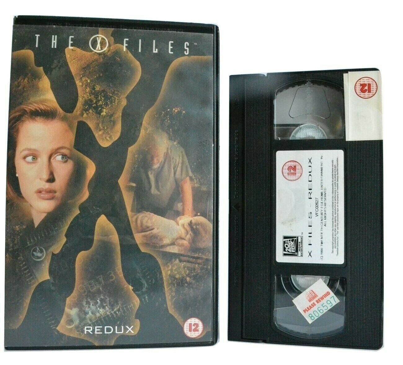 The X-Files: Redux - Sci-Fi TV Series - Large Box - D.Duchovny/G.Anderson - VHS-