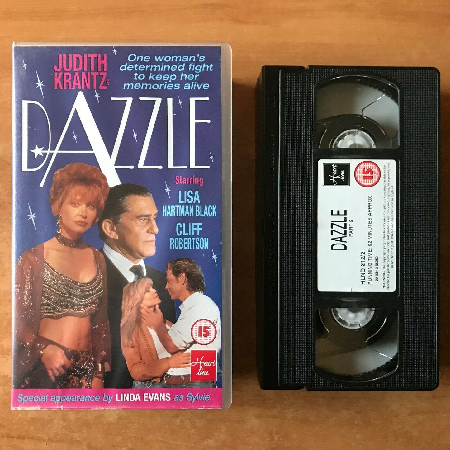 Dazzle; [Judith Krantz]: Drama Miniseries - Lisa Hartman Black/Linda Evans - VHS-