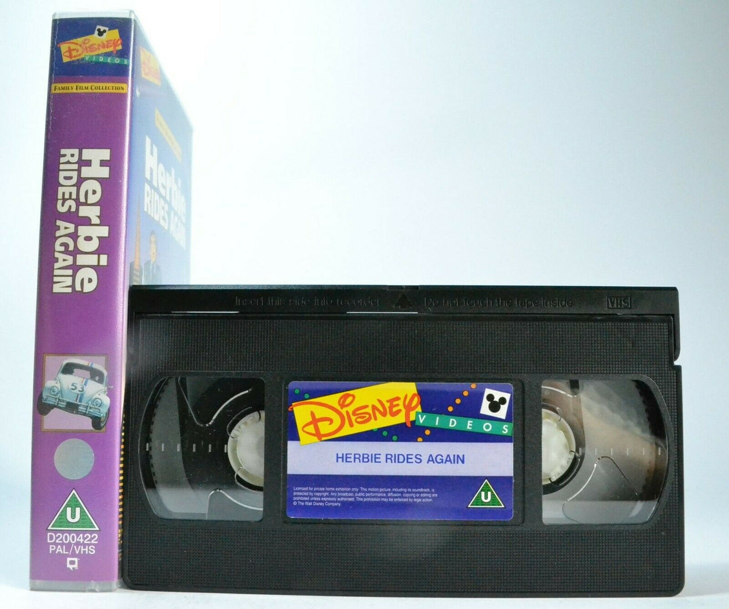 Herbie Rides Again; [Family Film Collection] Disney - Action Adventure - Pal VHS-