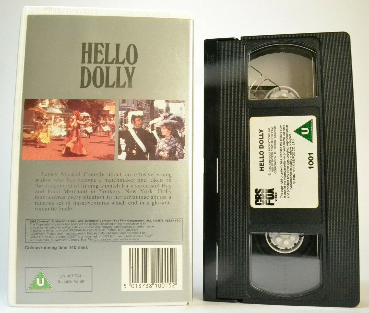 Hello Dolly (1969); [Michael Stewart] Comedy Musical [Barbra Streisand] Pal VHS-
