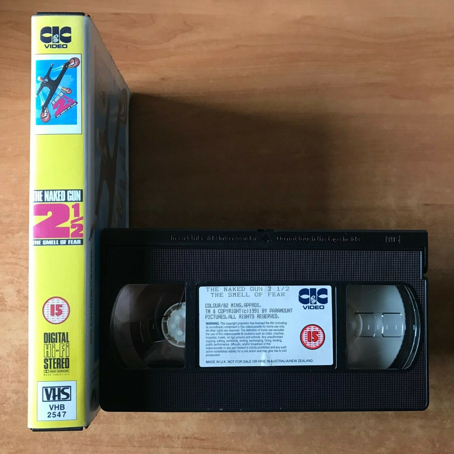 The Naked Gun 2½; [David Zucker]: Police Spoof Action - Leslie Nielsen - Pal VHS-