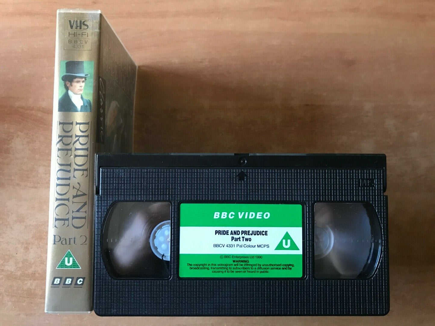 Pride And Prejudice (Part 2); [Jane Austen] BBC Drama - Fay Weldon - Pal VHS-