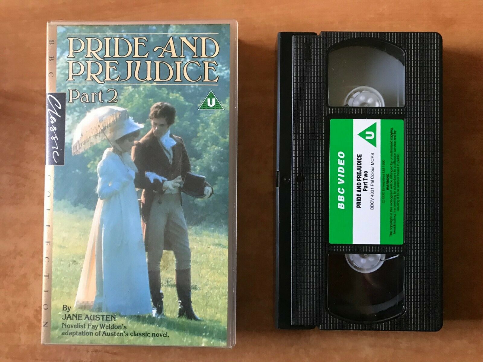 Pride And Prejudice (Part 2); [Jane Austen] BBC Drama - Fay Weldon - Pal VHS-