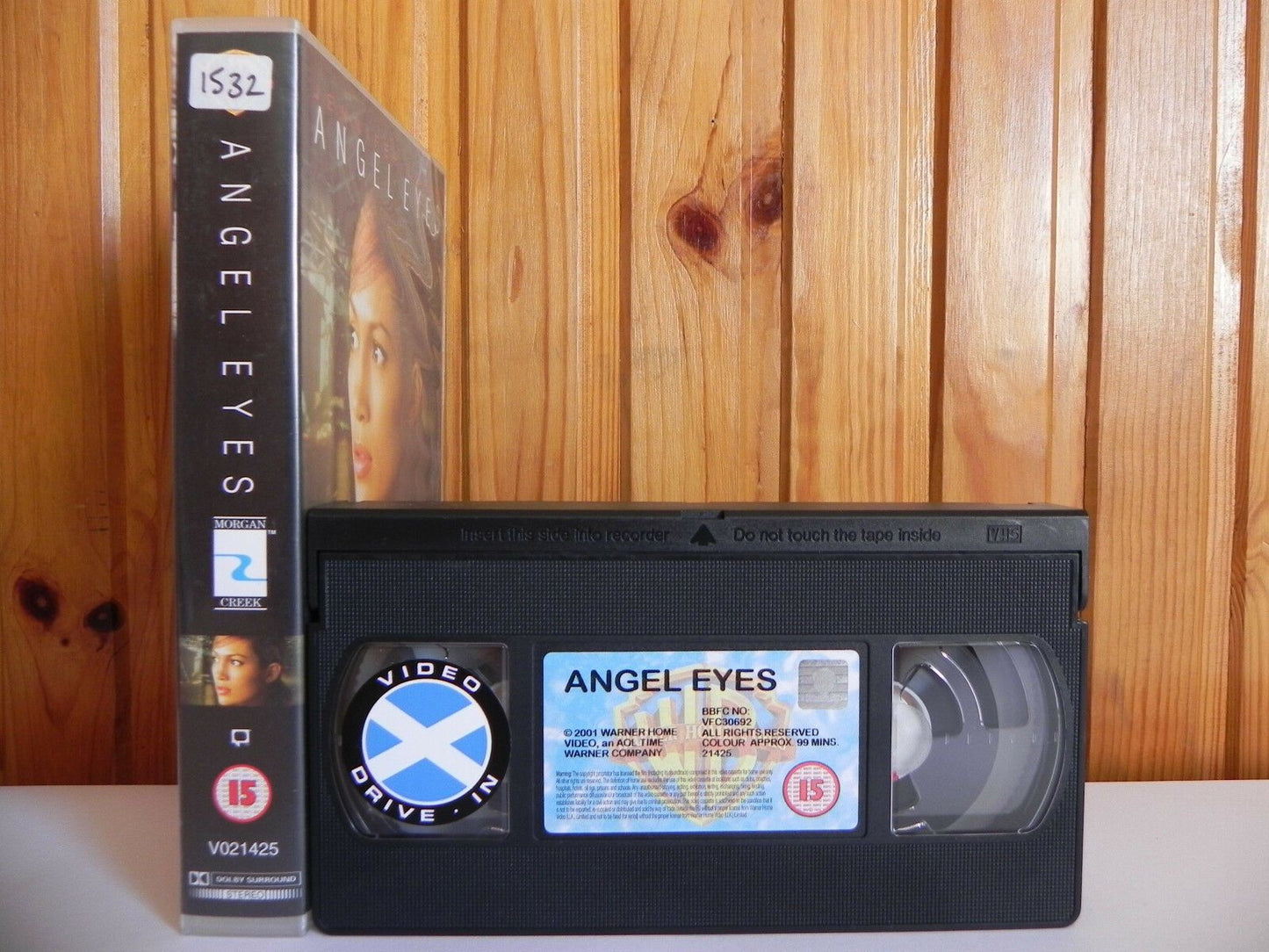 Angel Eyes - Large Box - Warner - Thriller - Jennifer Lopez - Ex-Rental - VHS-