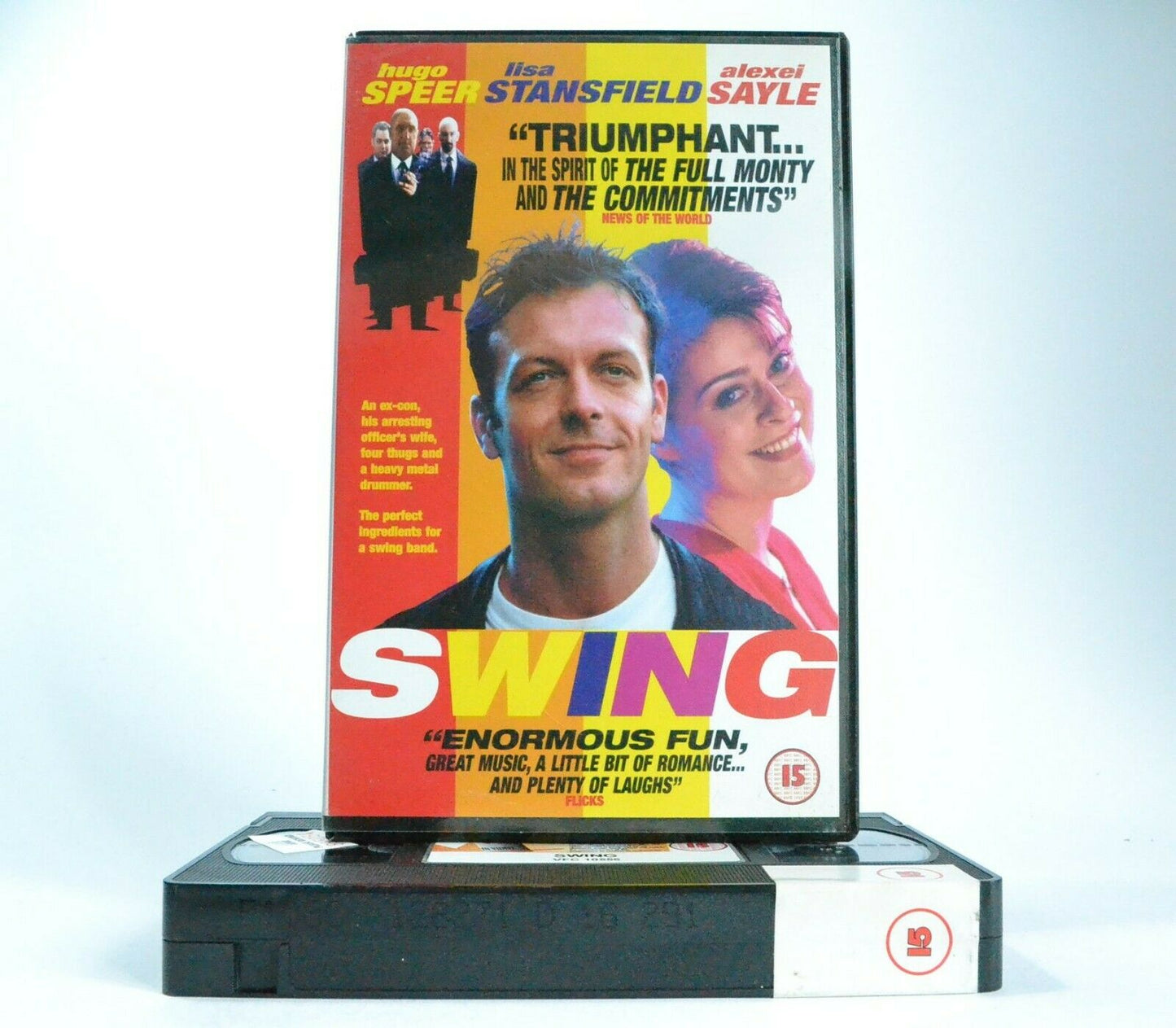 Swing: British Music Comedy (1999) - Large Box - Ex-Rental - Hugo Speer - VHS-