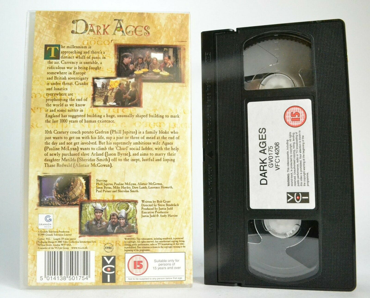 Dark Ages (1999); [Rob Grant] T.V. Series - Comedy - Alistair McGowan - Pal VHS-