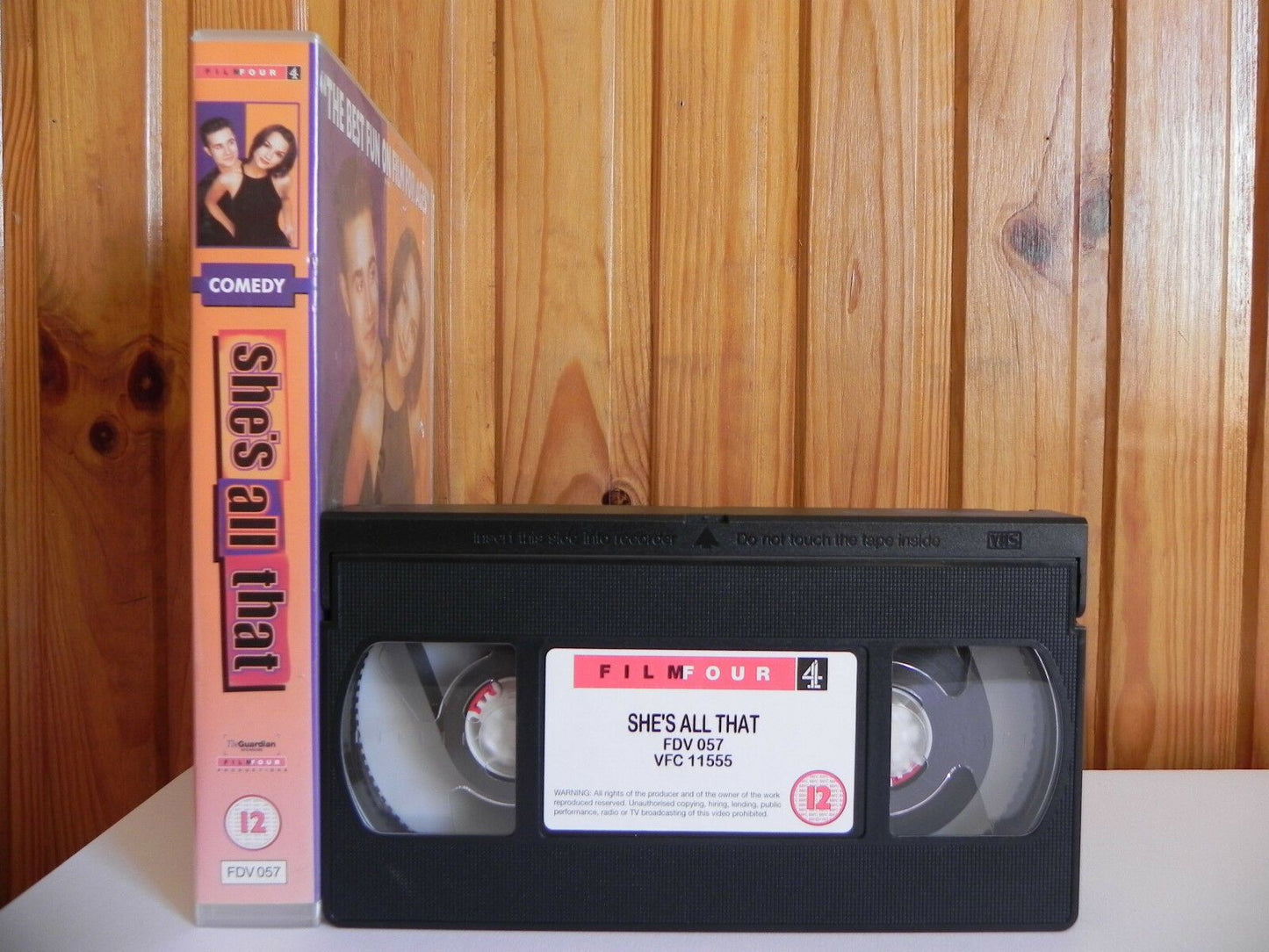 She's All That - Film Four - Comedy - Rachel Leigh Cook - Large Box - Pal VHS-