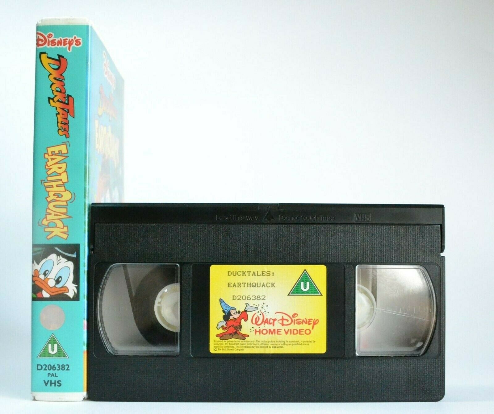 Duck Tales: Earthquack - Walt Disney - Animated Series - Children's - Pal VHS-