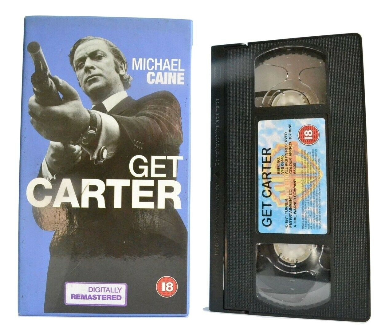 Get Carter (1971): Digitally Remastered - Crime Action - Michael Caine - Pal VHS-