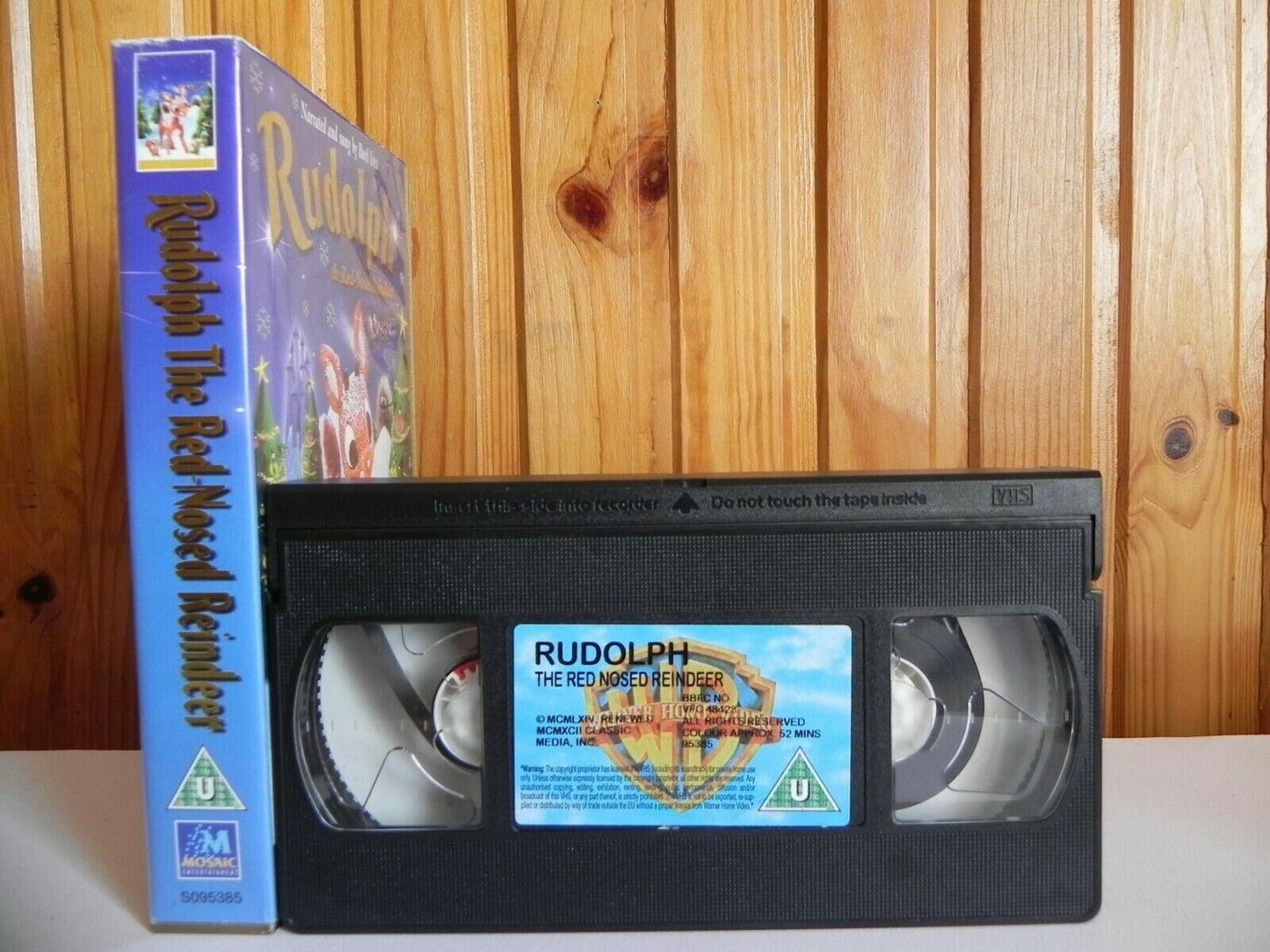 Rudolph The Red-Nosed Reindeer - Animated - Musical Adventure - Kids - Pal VHS-