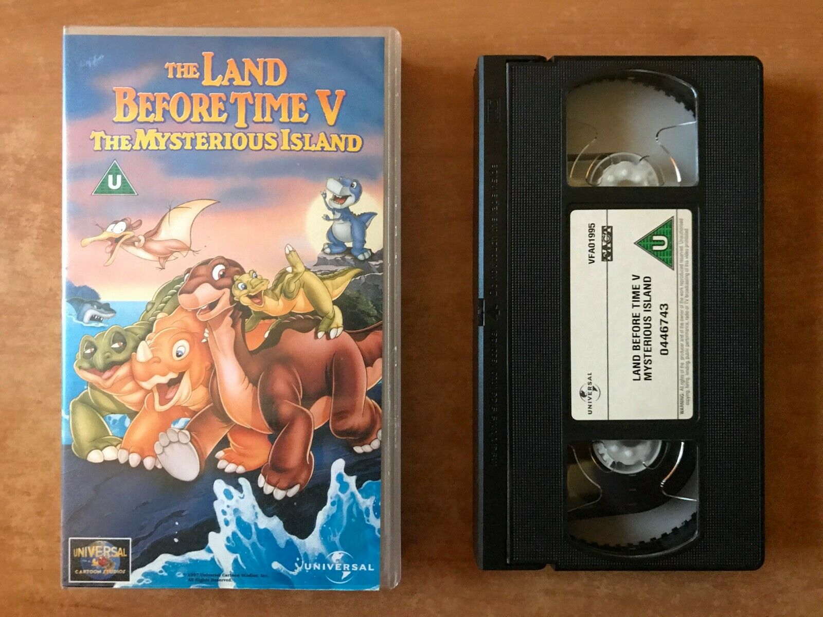 The Land Before Time 5: The Mysterious Island - Animated - Children's - Pal VHS-