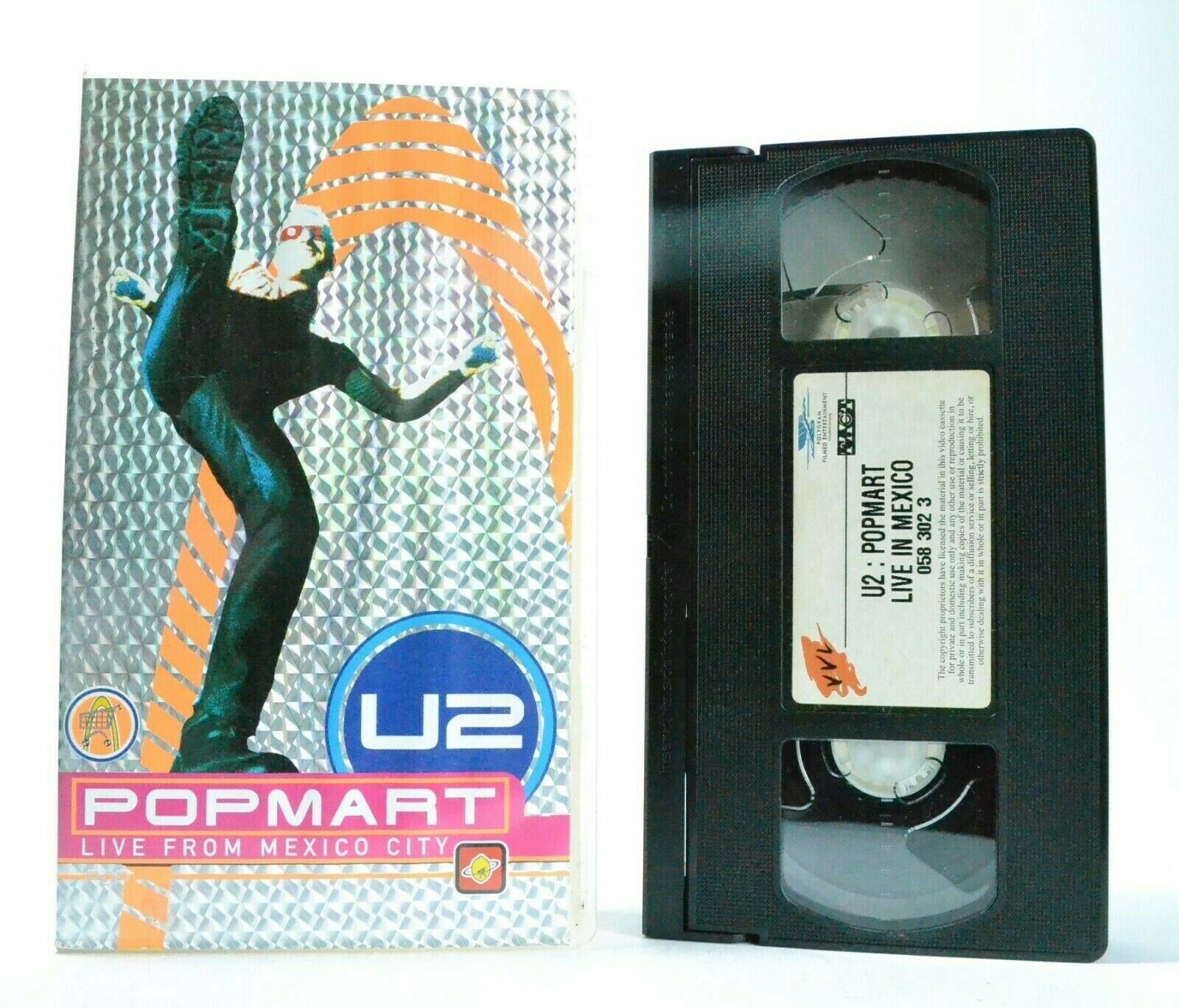 U2: Popmart - Live From Mexico City - Classic Rock Band - Bono - Music - Pal VHS-