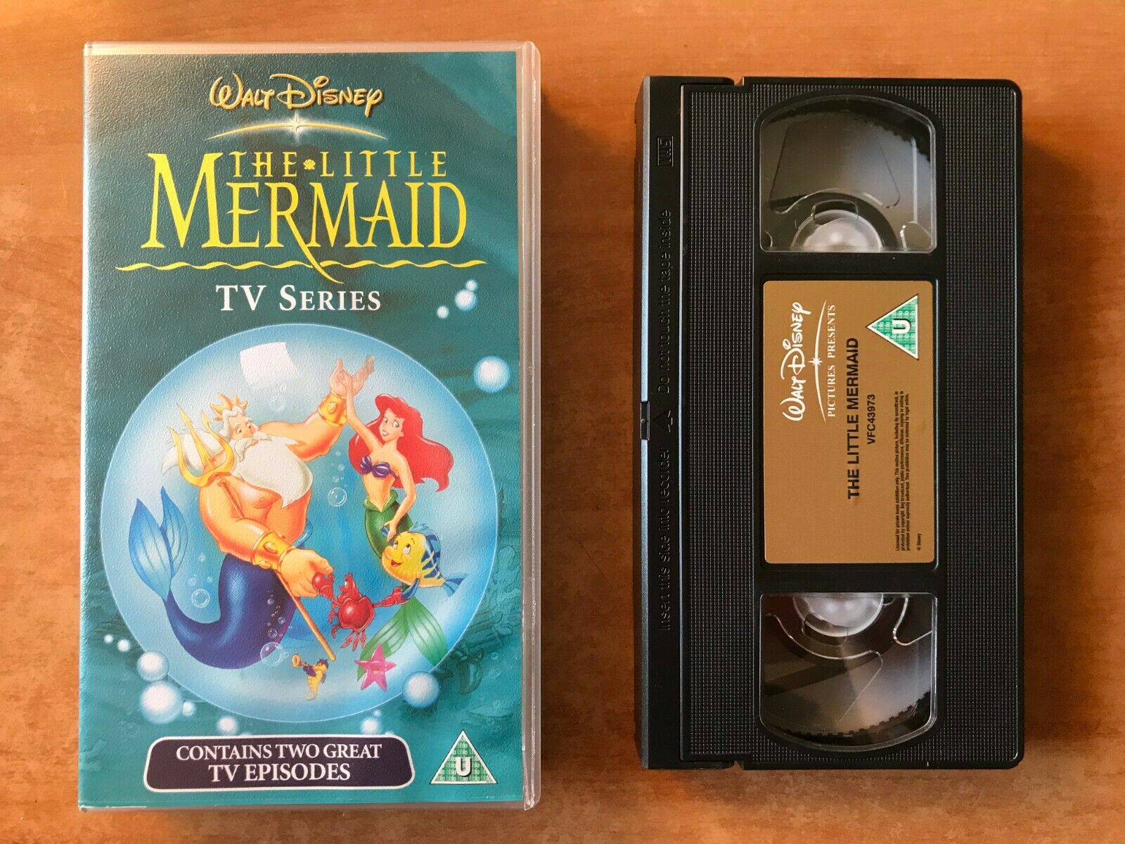 The Little Mermaid (TV Series): King Crab [Walt Disney] Animated - Kids - VHS-