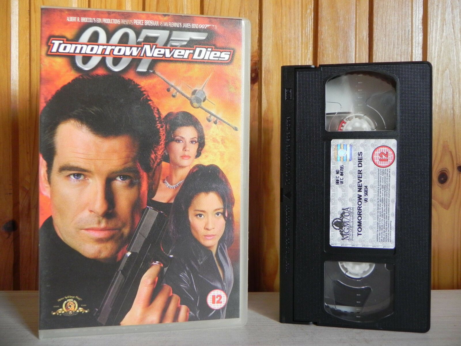 Tomorrow Never Dies (1997) - Spy Action - Large Box - 007 James Bond - Pal VHS-