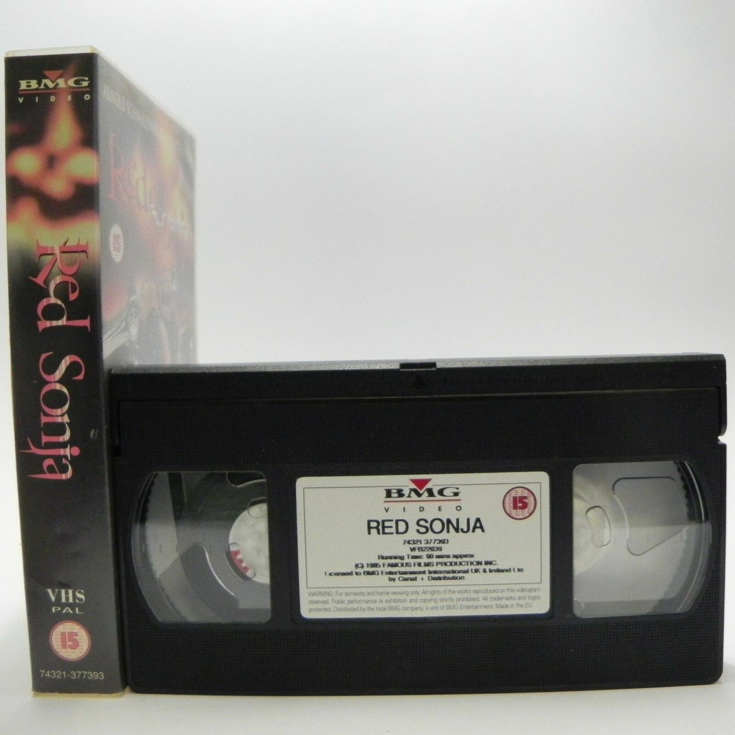 Red Sonja: Fantasy/Adventure - Arnold Schwarzenegger/Brigitte Nielsen - Pal VHS-