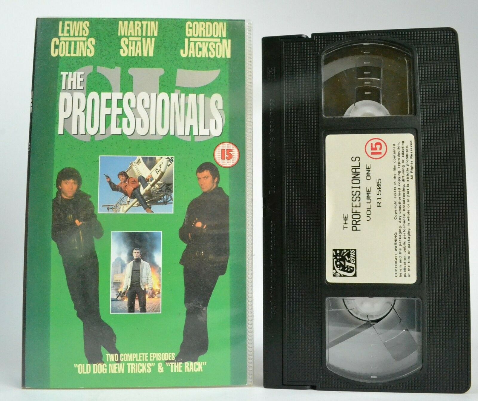 The Professionals (Vol.1); [Video Gems] Crime Action - Gordon Jackson - Pal VHS-