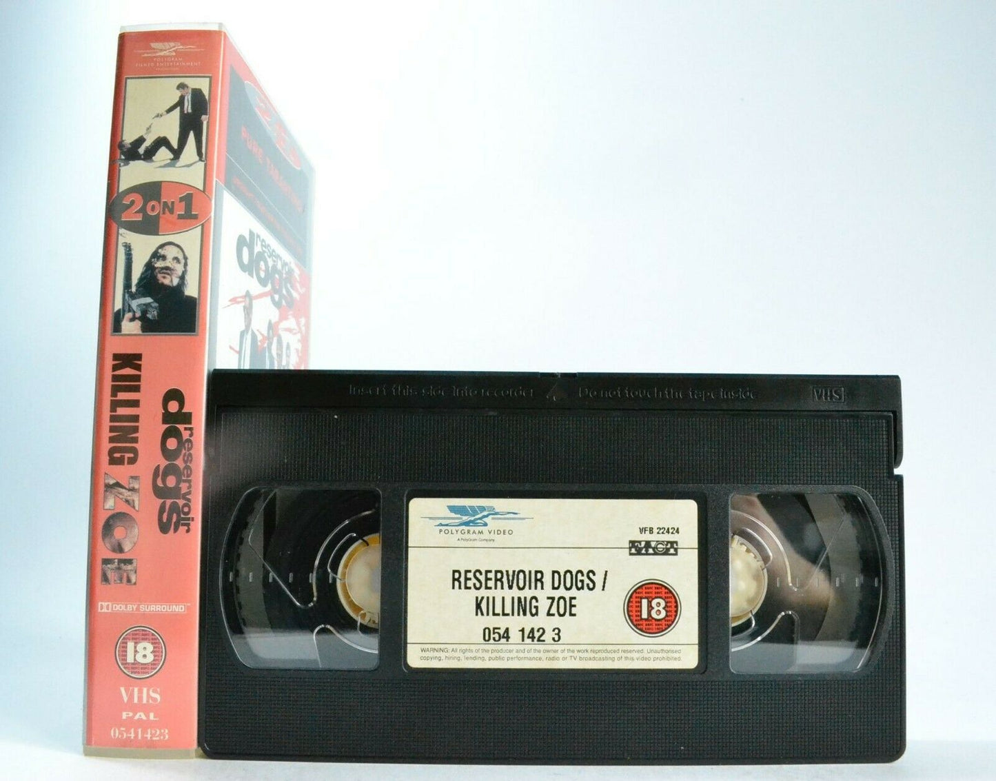 Reservior Dogs (Uncut Version) / Killing Zoe; [Pure Tarantino] Action - Pal VHS-