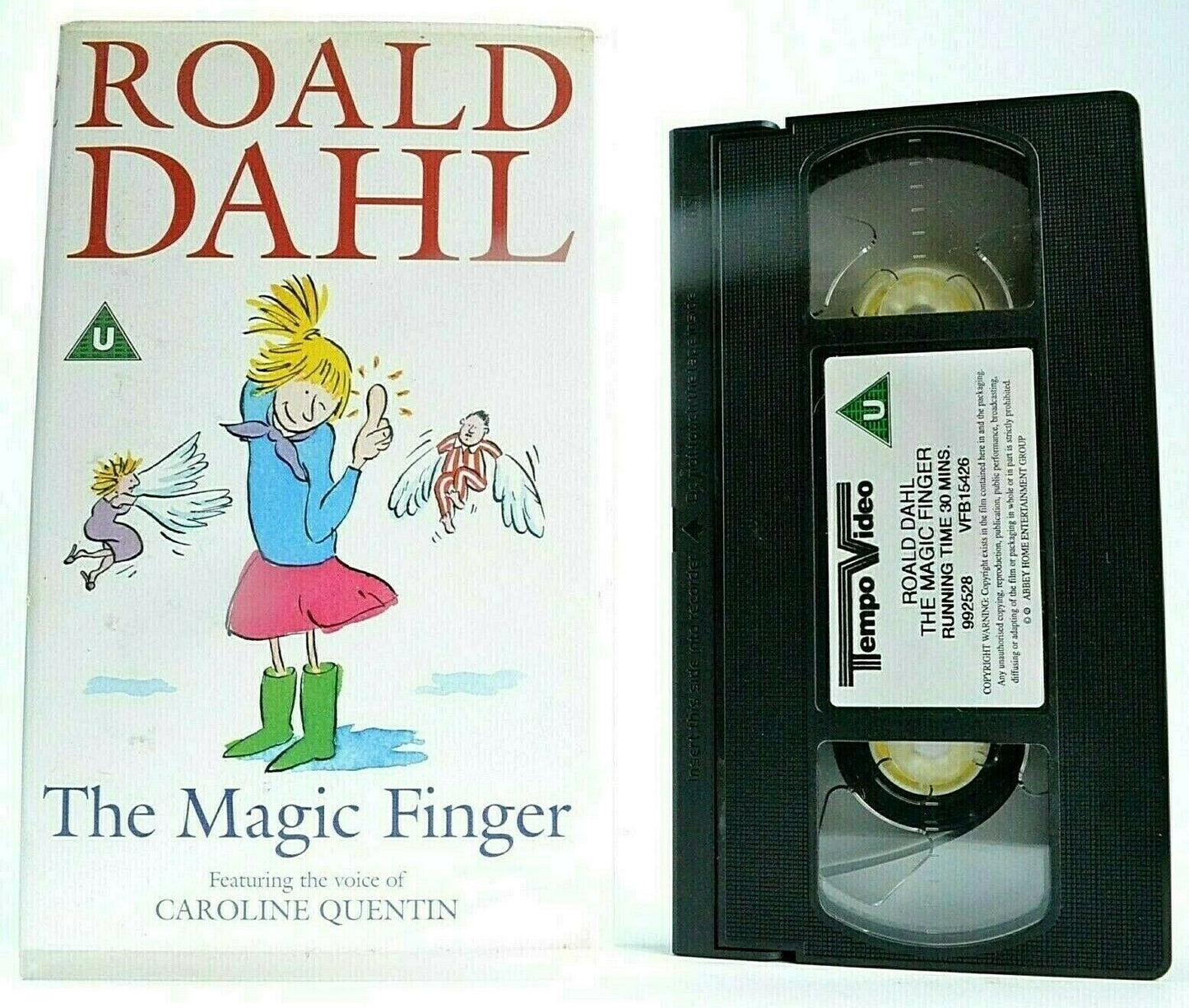 The Magic Finger; [Roald Dahl] -<Tempo Video>- [Caroline Quentin] - Kids - VHS-