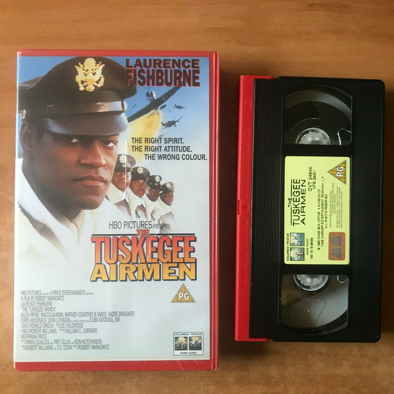 The Tuskegee Airmen (1995): War Drama [Large Box] Laurence Fishburne - Pal VHS-