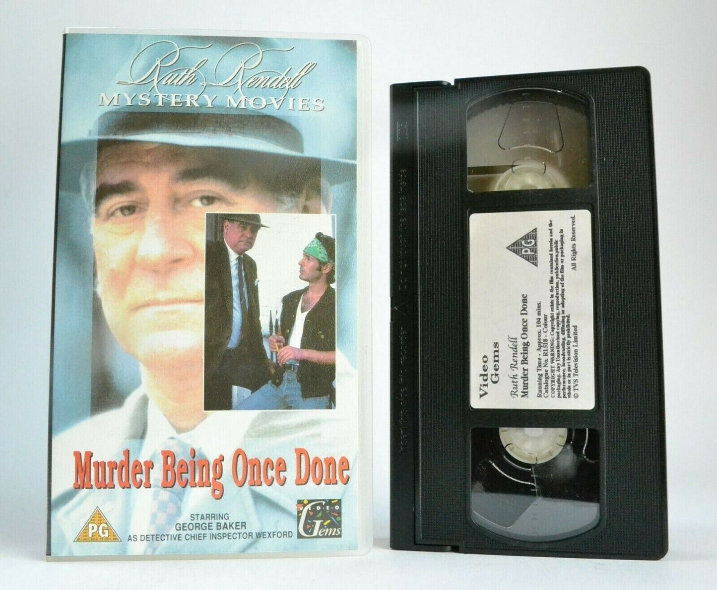 Murder Being Once Done; <Ruth Rendell> - TV Crime Drama - George Baker - Pal VHS-