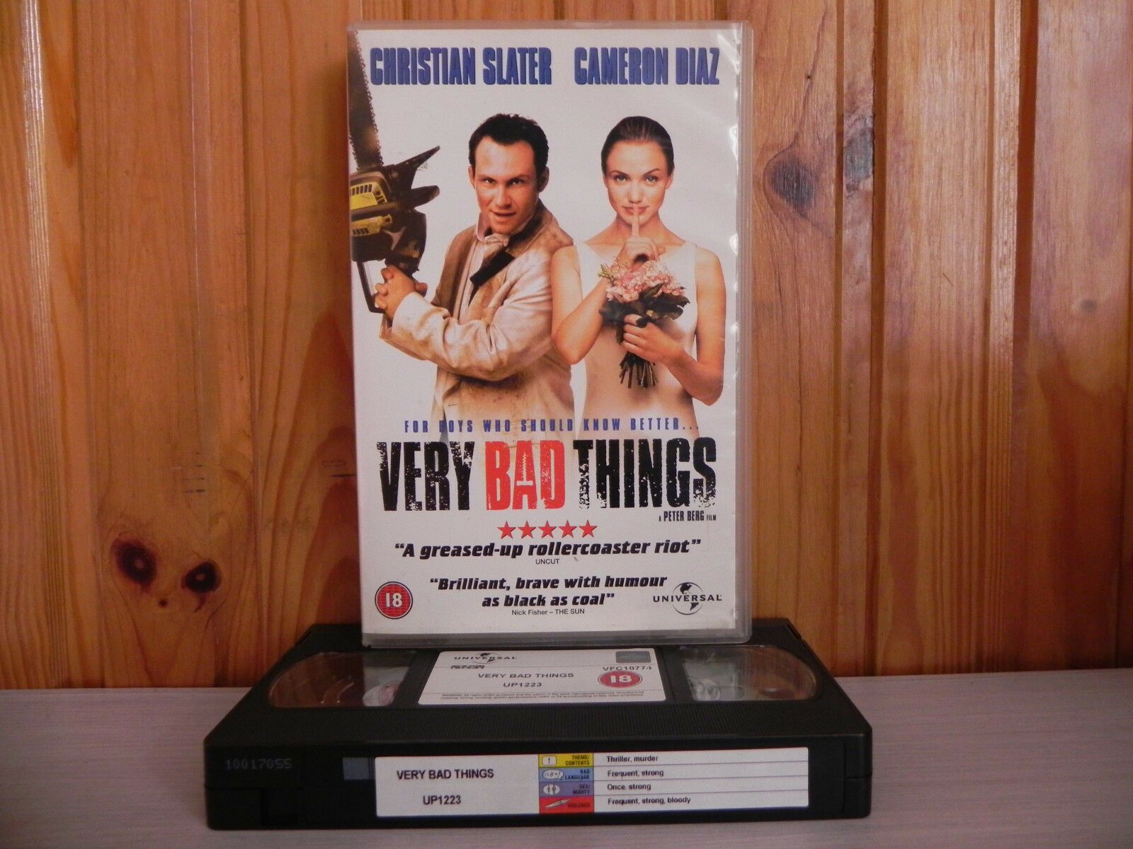 Very Bad Things - Big-Box - Universal - Action Ex-Rental - Diaz/Slater - PAL VHS-