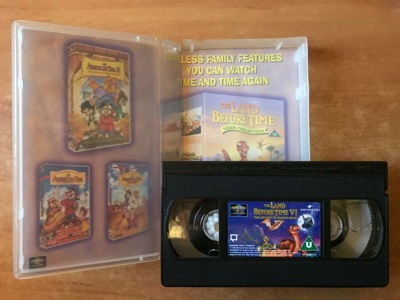 The Land Before Time 6: The Secret Of Saurus Rock - Animated - Kids - Pal VHS-