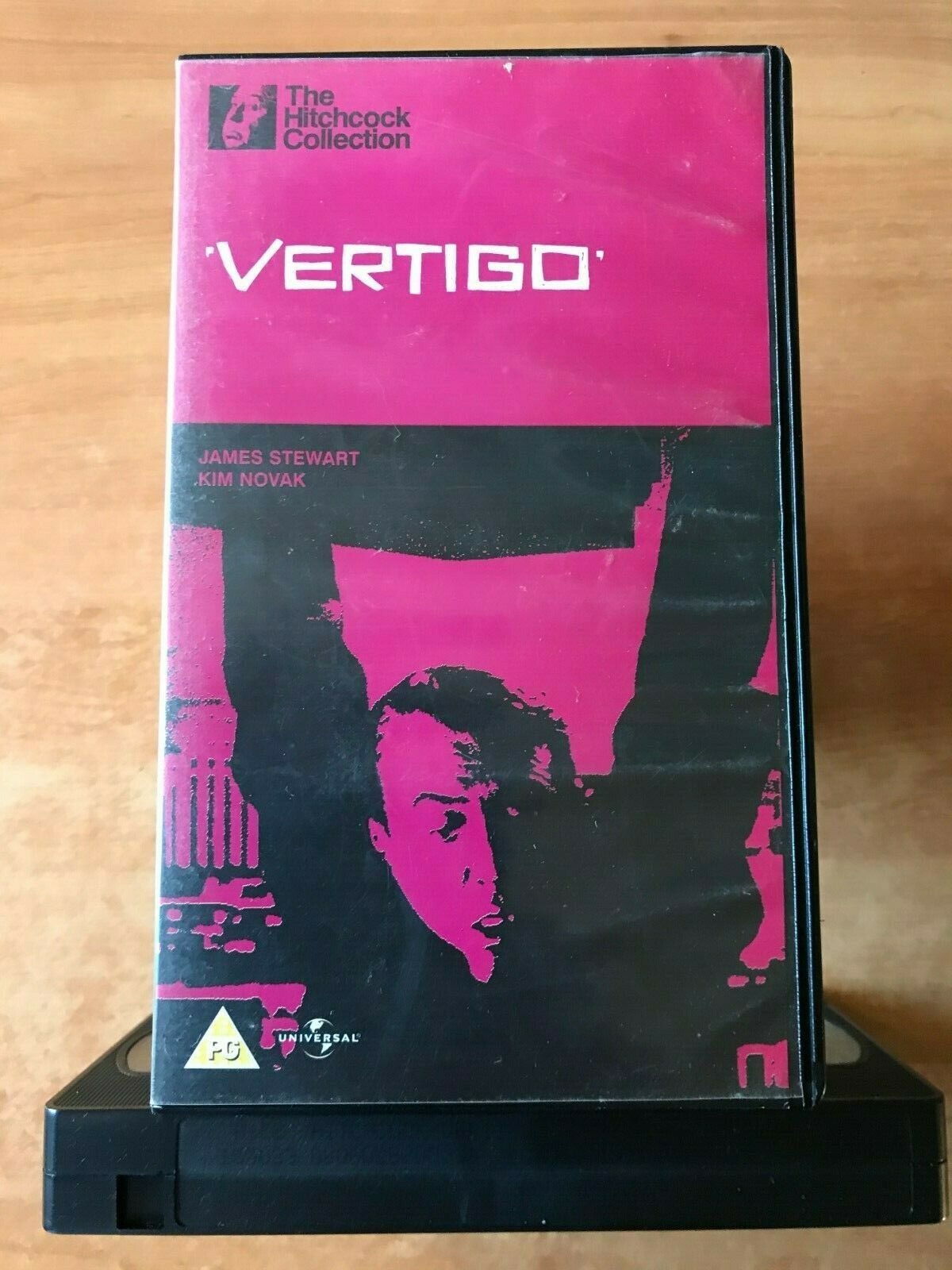 Vertigo (1958); [Alfred Hitchcock]: Thriller - James Stewart / Kim Novak - VHS-