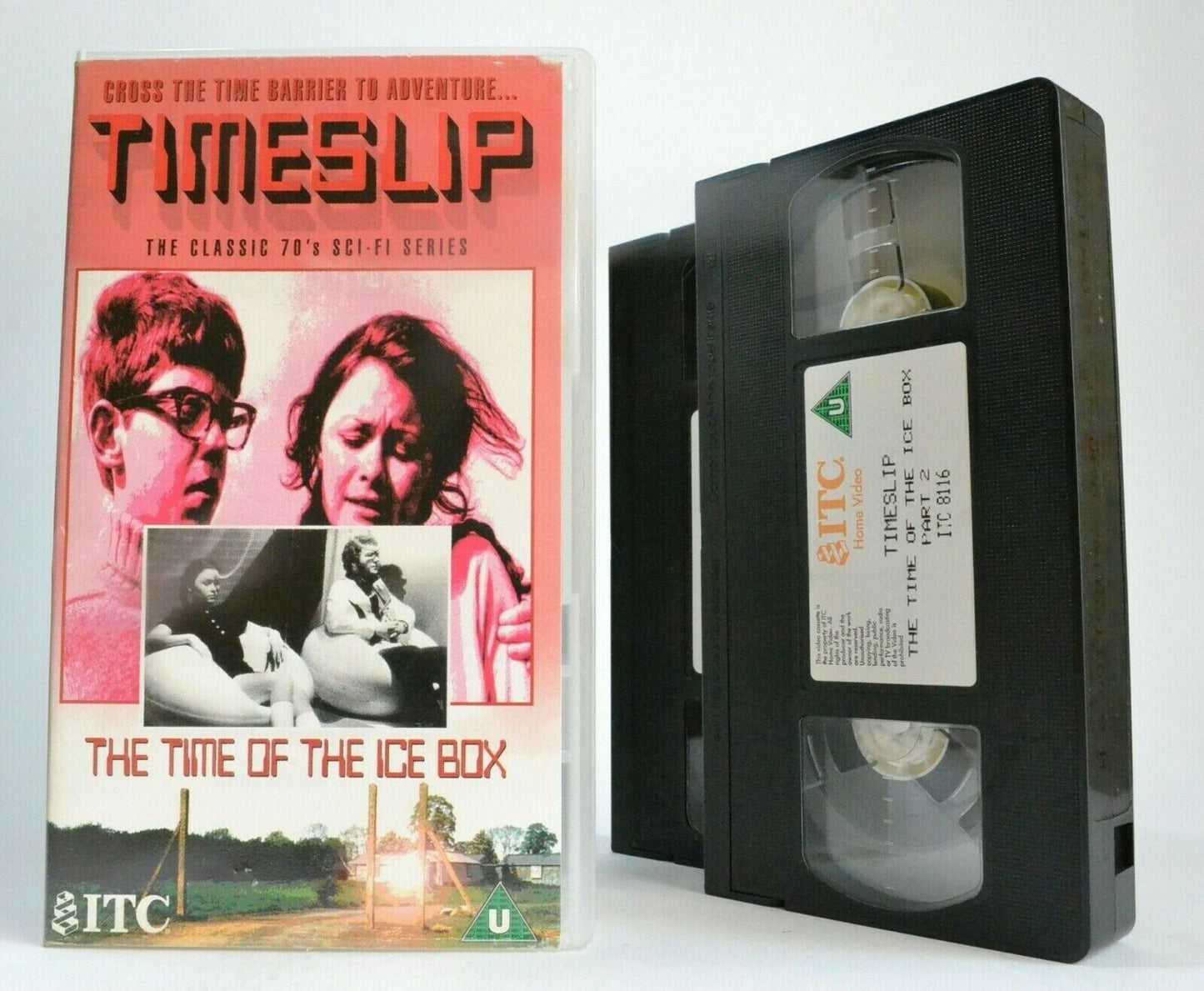 Timeslip: The Time Of The Ice Box - ITC Sci-Fi Series - Spencer Banks - Pal VHS-