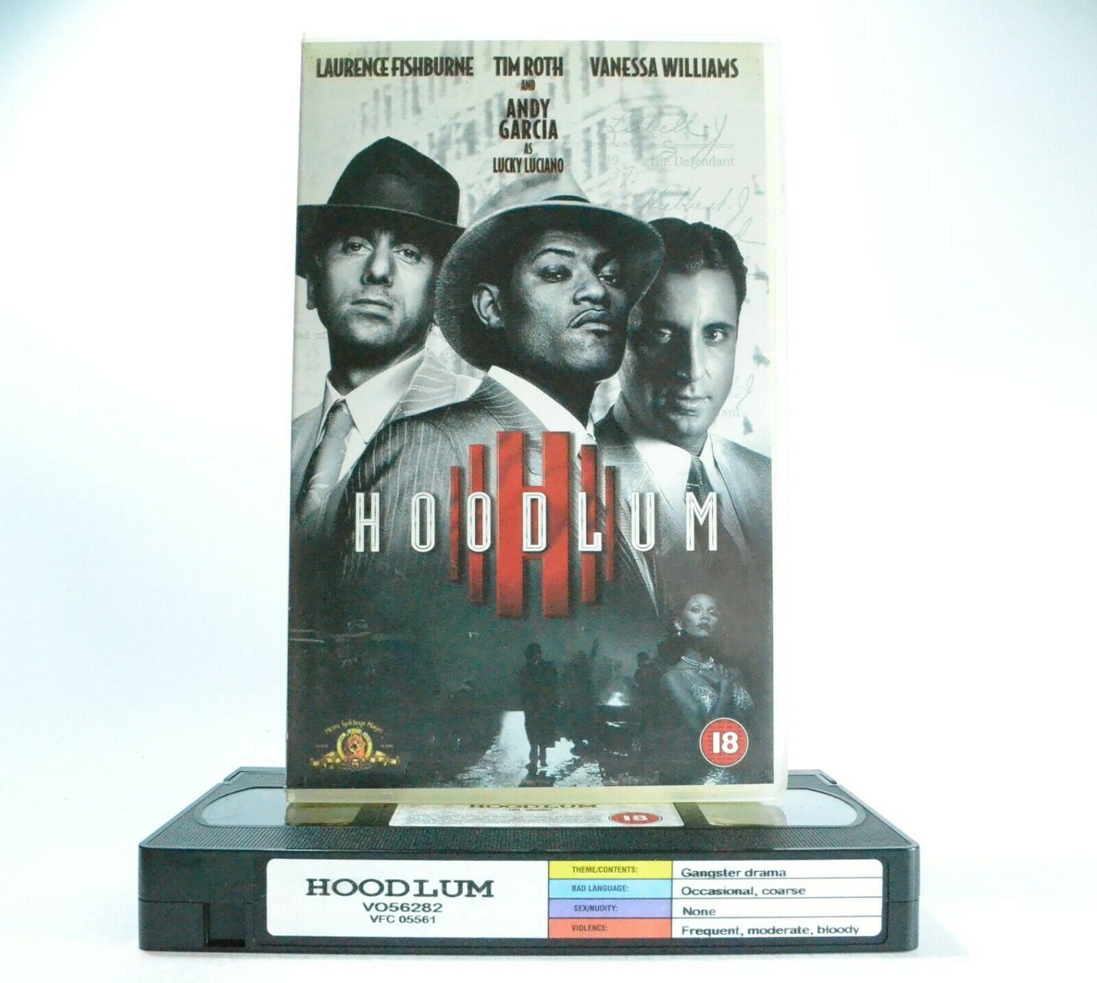 Hoodlum: Crime Drama (1997) - Large Box - Italian/Jewish Mafia Gang War - VHS-
