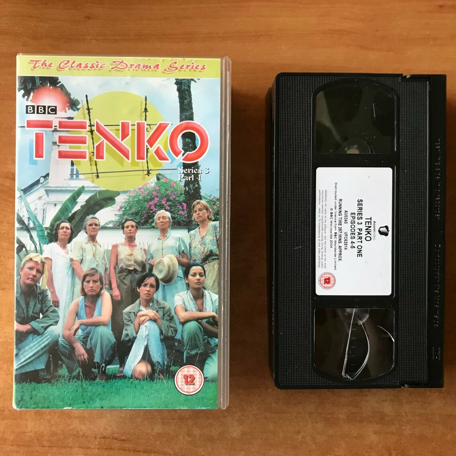 Tenko; (Series 3, Part 1) BBC Drama - TV Series - Patricia Lawrence - Pal VHS-