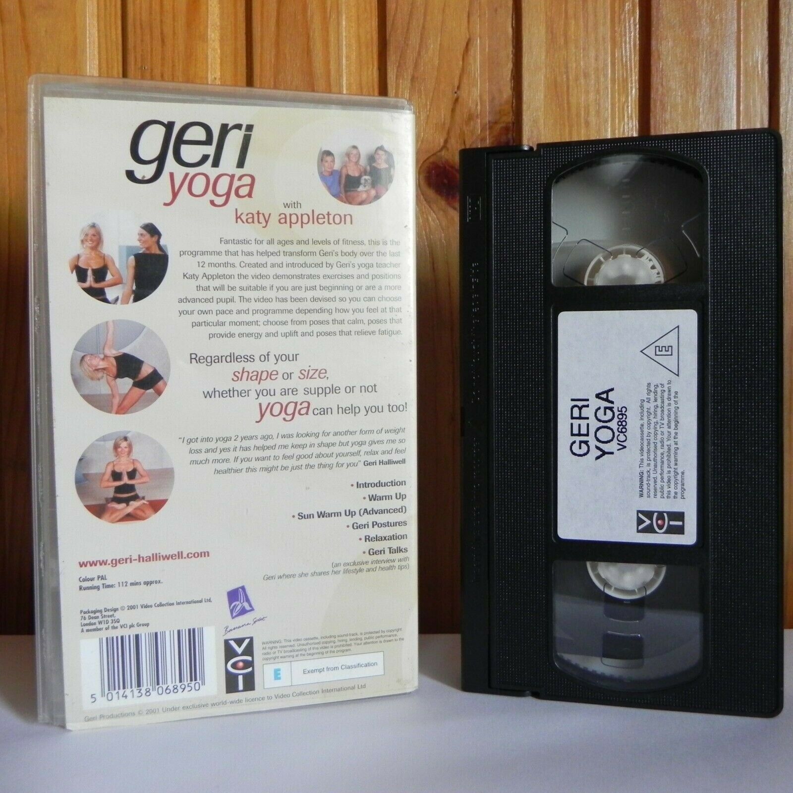 Geri Yoga - Geri Halliwell - Katy Appelton - Exercises - Positions - Pal VHS-