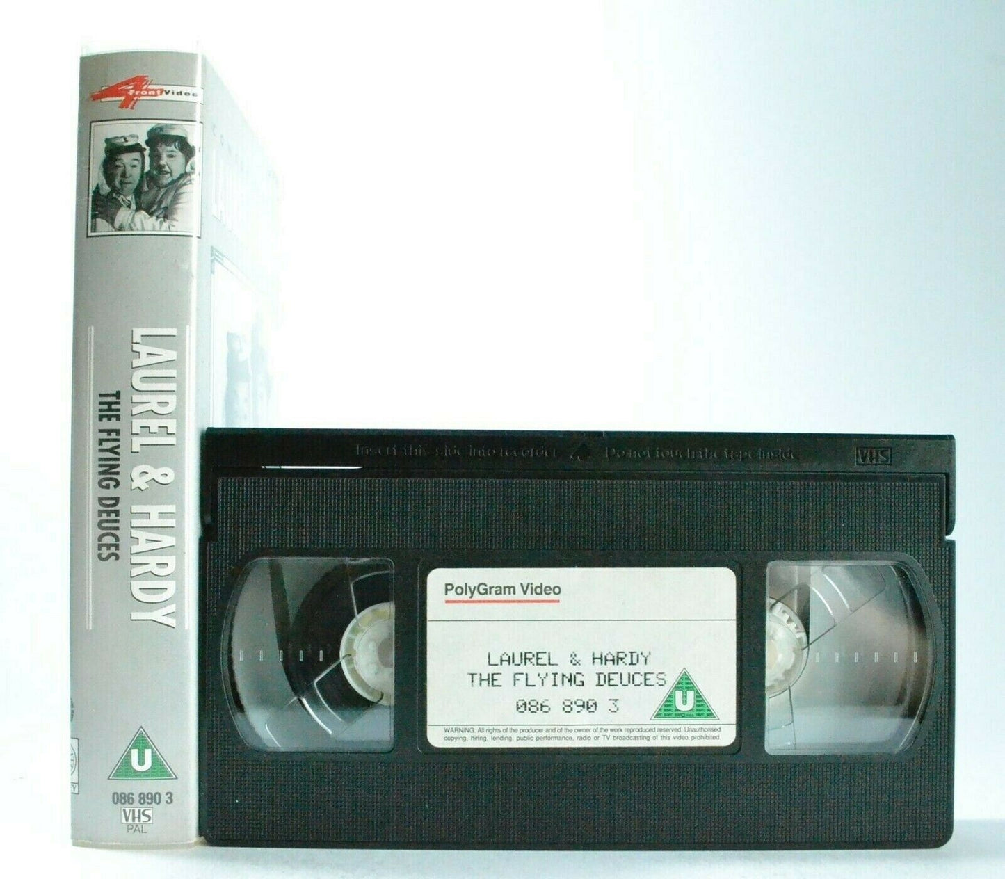 Laurel And Hardy: The Flying Deuces - (1939) Comedy - Black And White - Pal VHS-