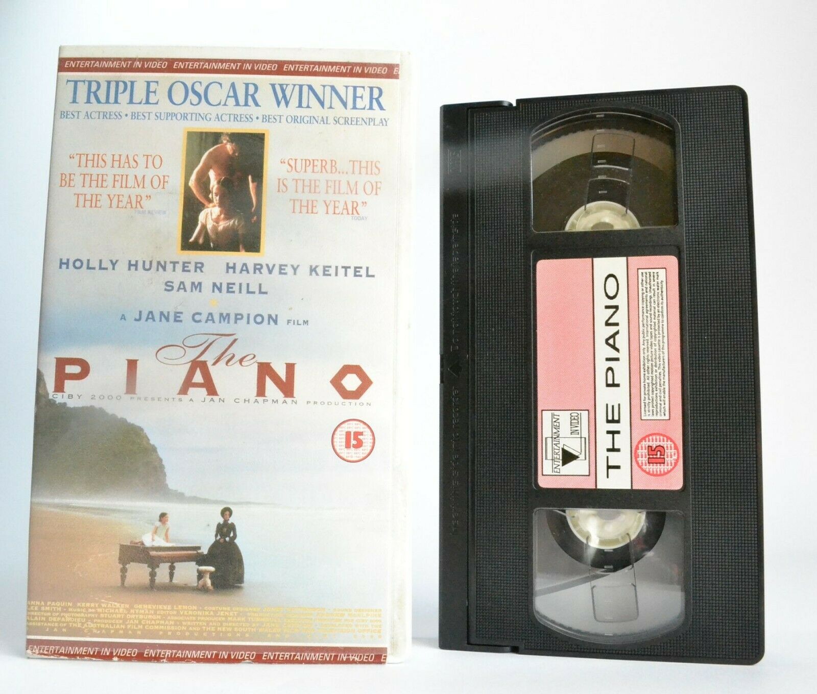 The Piano (1993); [Jane Campion] - Victorian Romance - Harvey Keitel - Pal VHS-