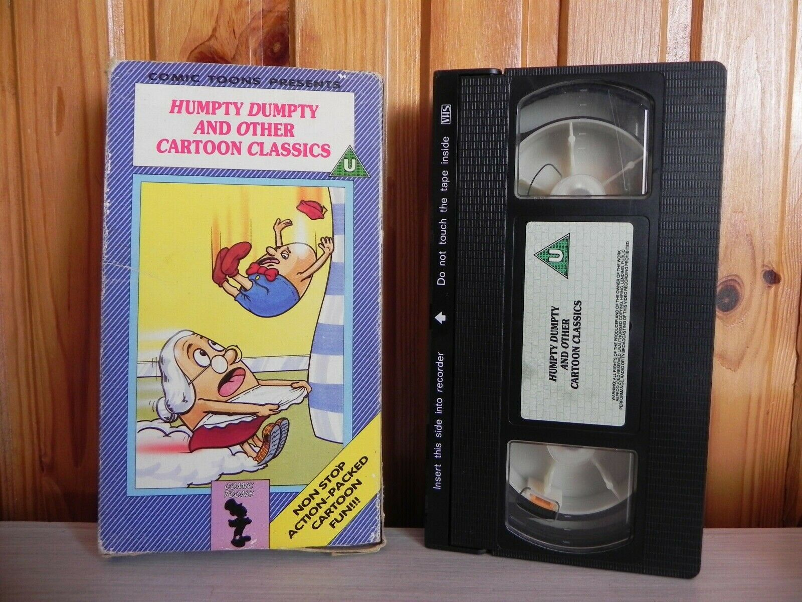 Humpty Dumpty/ Bugs Bunny - 2x Carton - Children's Videos - Comic Toons - Pal VHS-