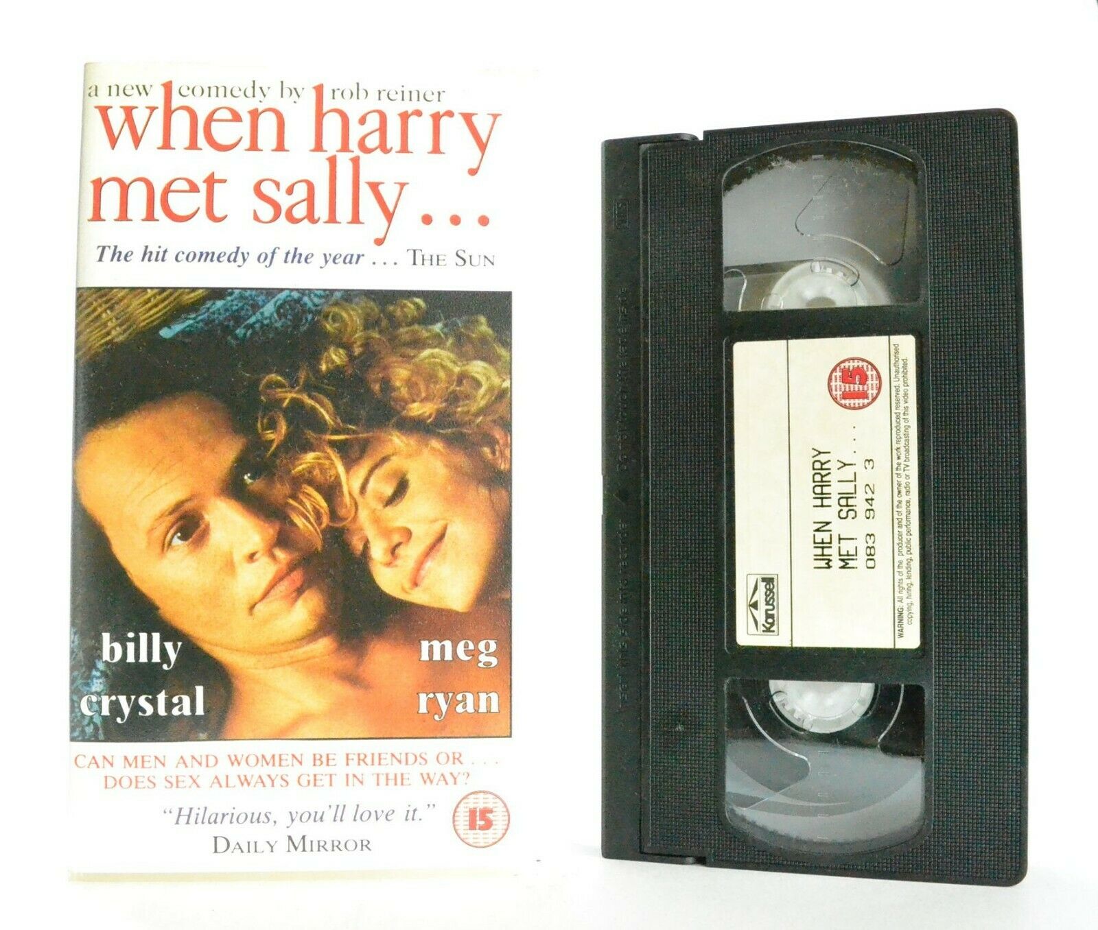 When Harry Met Sally: A R.Reiner Film - Romantic Comedy - B.Crystal/M.Ryan - VHS-