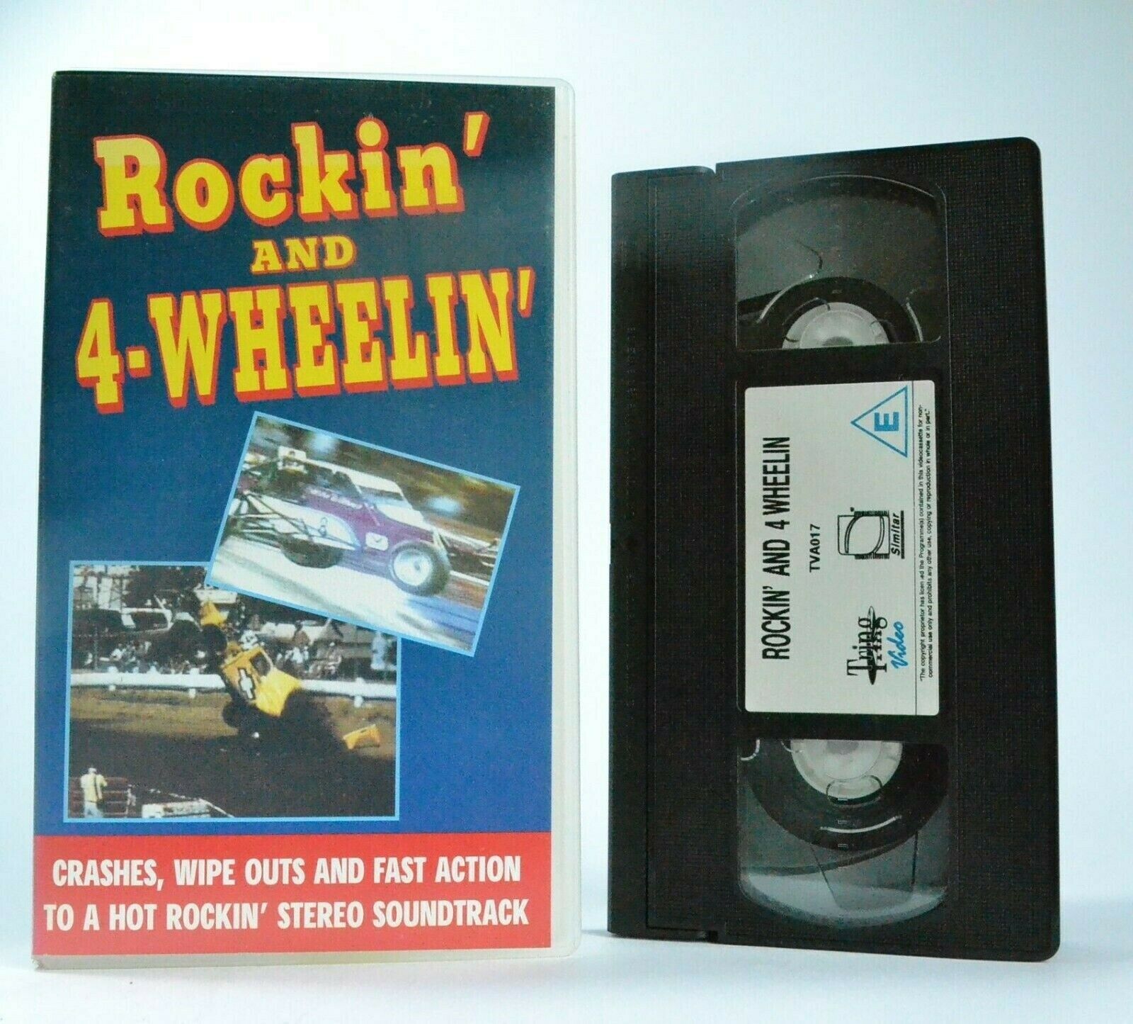 Rockin' And 4-Wheelin' - Fast Action - Car Crashes - Hot Stereo Soundtrack - VHS-