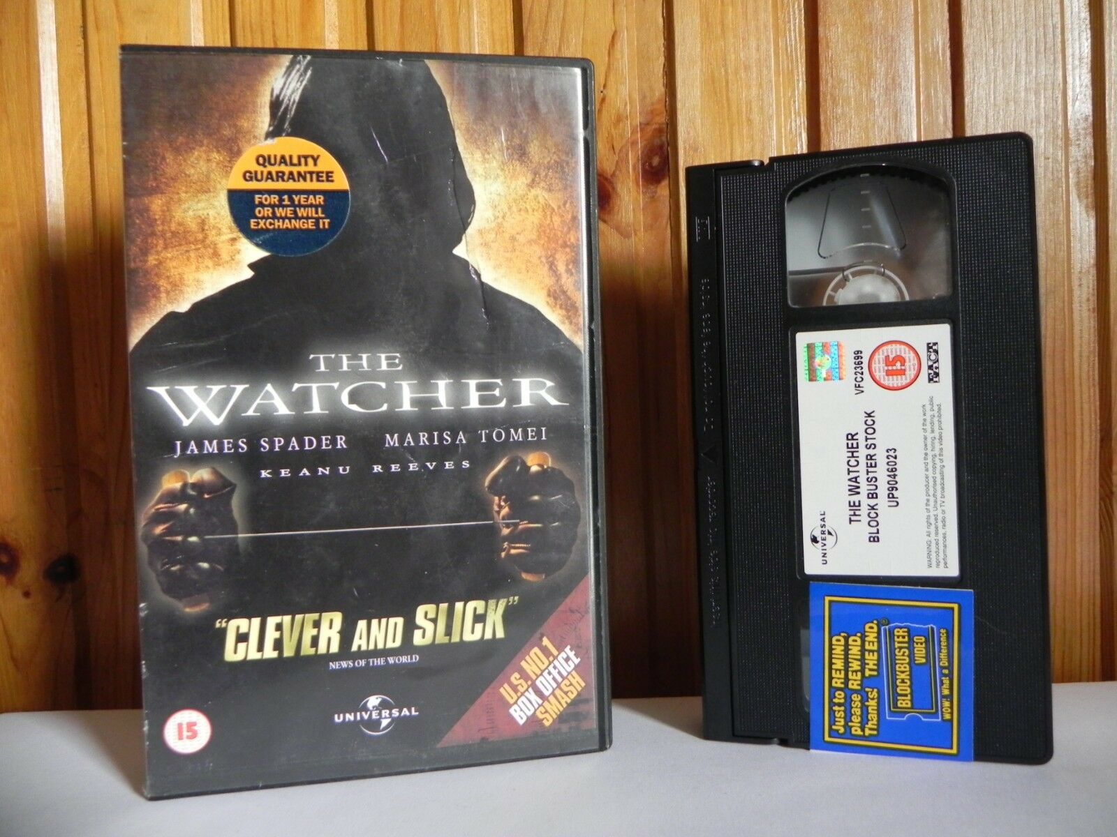 The Watcher - Large Box - Universal - Thriller - Ex-Rental - Marisa Tomei - VHS-