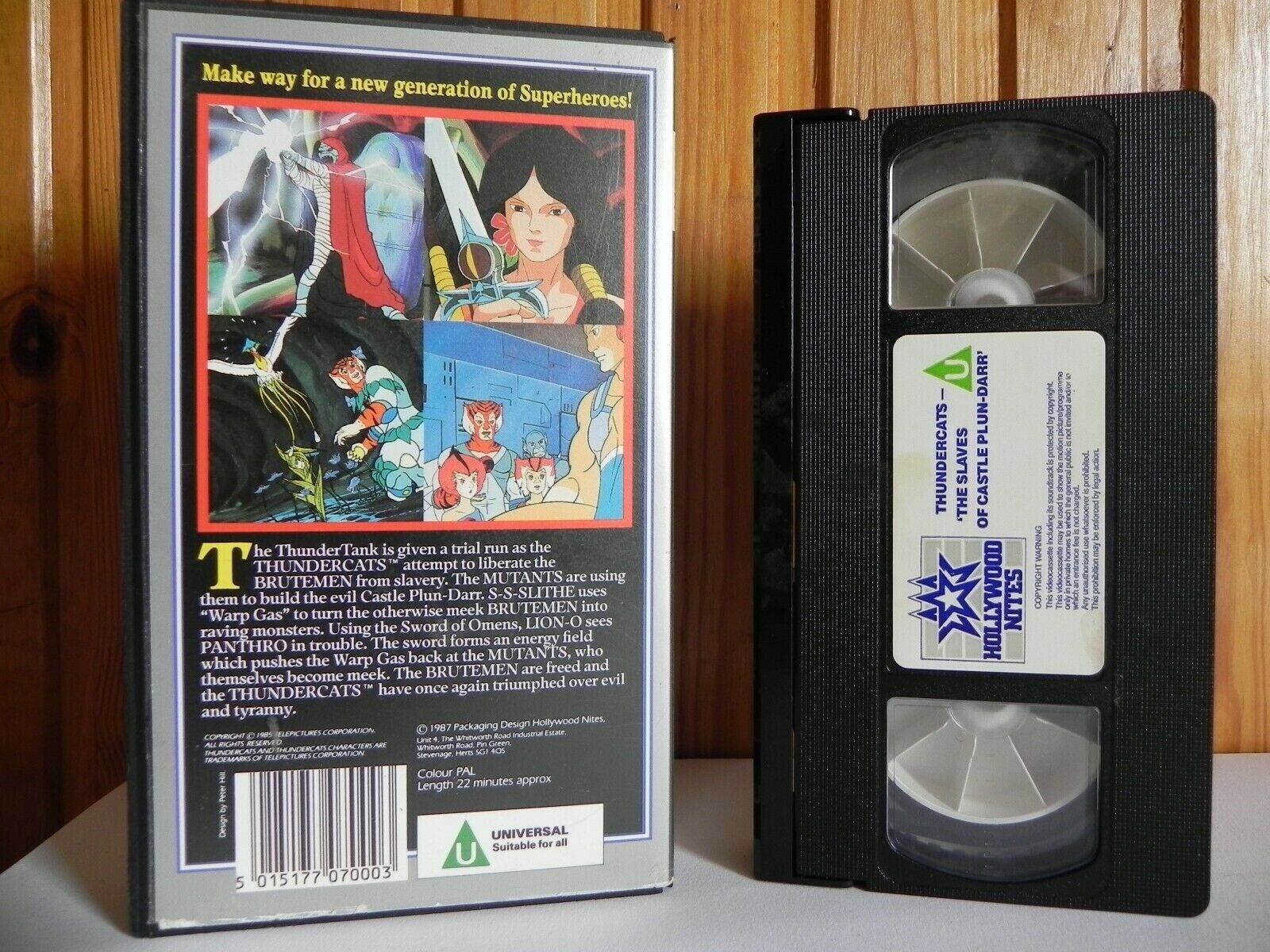 Thundercats - Slaves Of Castle Plun-Darr - New Generation Of Superheroes - VHS-